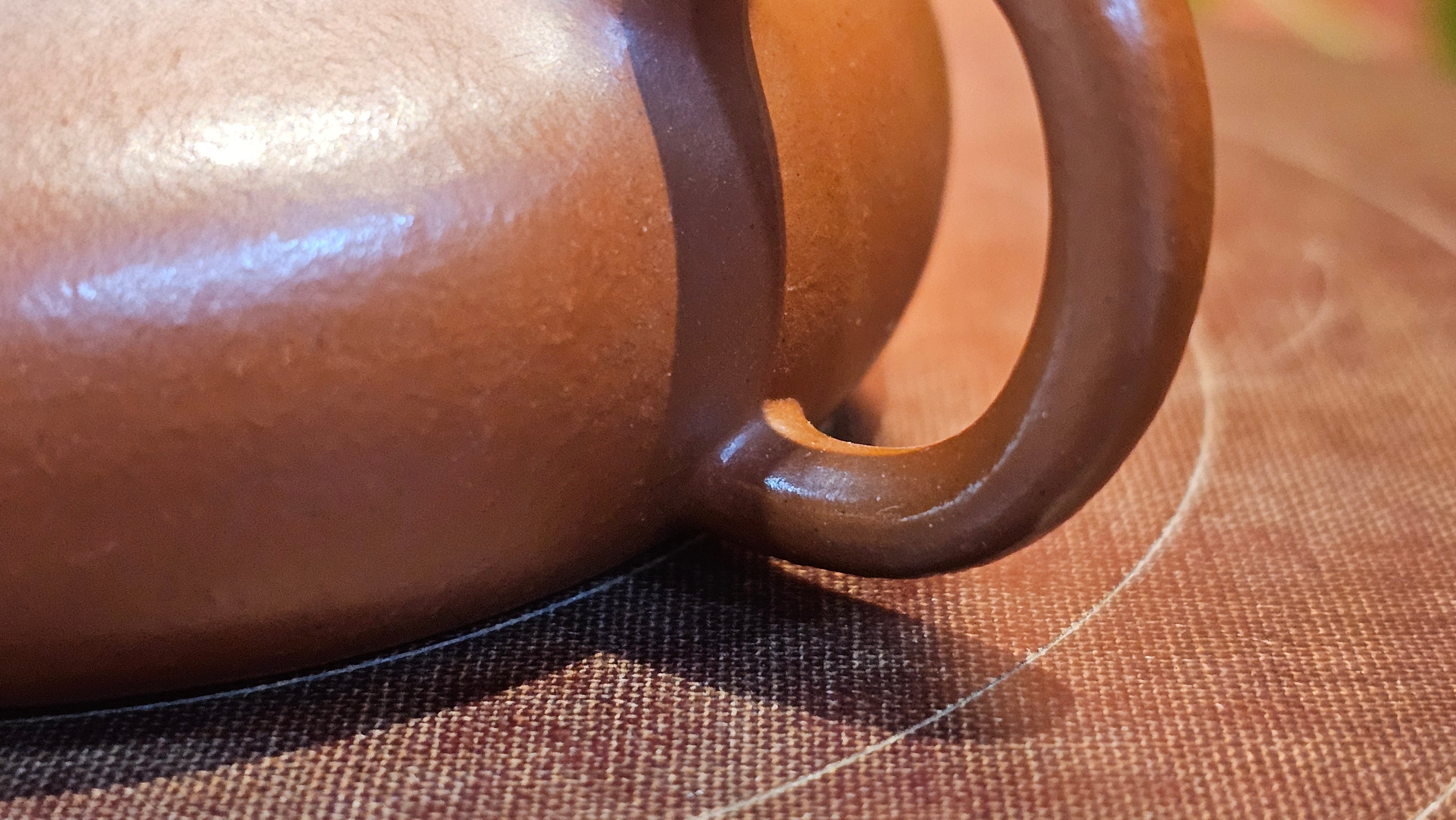 Jing Le 静乐 ~ "Quiet happiness", 102.6ml, Xiao Mei Yao Zhu Ni 小煤窑朱泥, by our Collaborative Craftsman Wang Xing 王兴 ~ Congratulations to Mr K.D., 0048hrs 14th Apr, San Jose, CA.