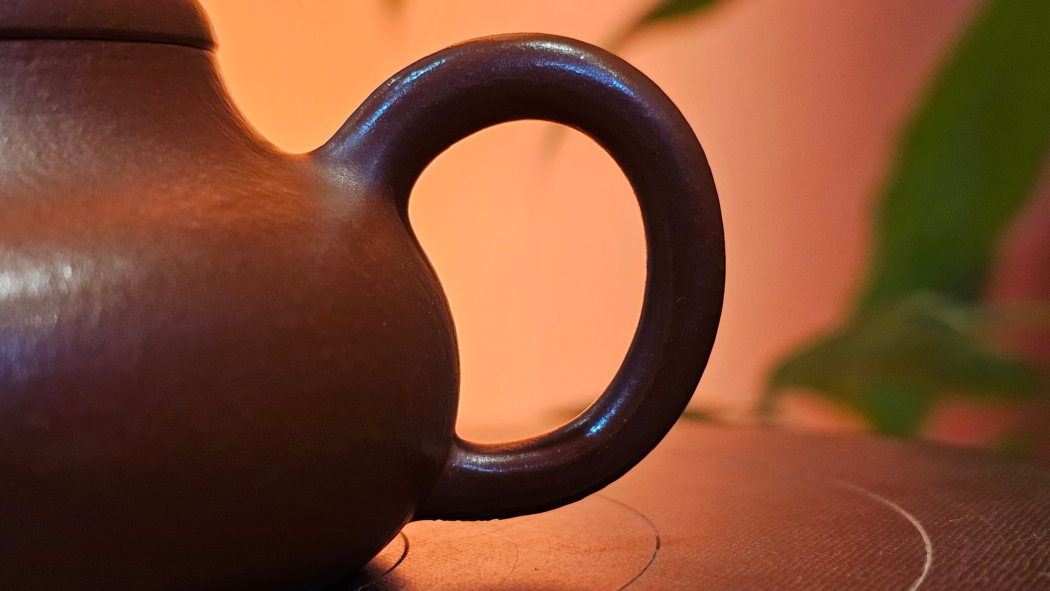 Jing Le 静乐 ~ "Quiet happiness", 102.6ml, Xiao Mei Yao Zhu Ni 小煤窑朱泥, by our Collaborative Craftsman Wang Xing 王兴 ~ Congratulations to Mr K.D., 0048hrs 14th Apr, San Jose, CA.