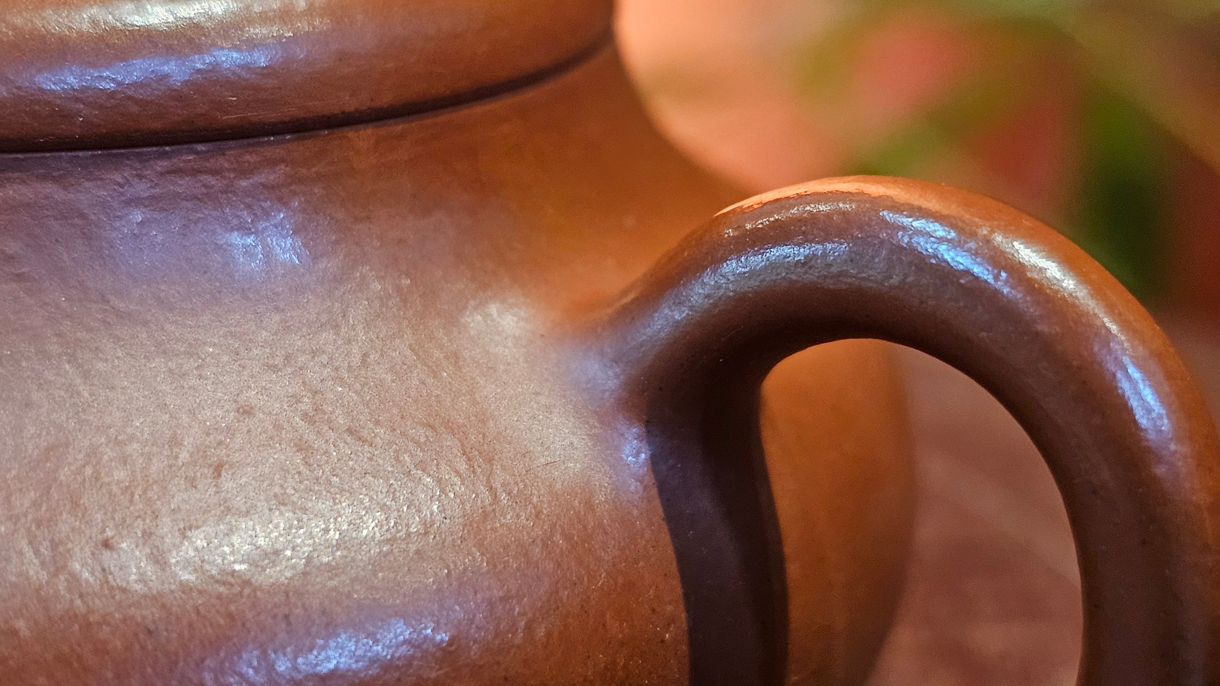 Jing Le 静乐 ~ "Quiet happiness", 102.6ml, Xiao Mei Yao Zhu Ni 小煤窑朱泥, by our Collaborative Craftsman Wang Xing 王兴 ~ Congratulations to Mr K.D., 0048hrs 14th Apr, San Jose, CA.