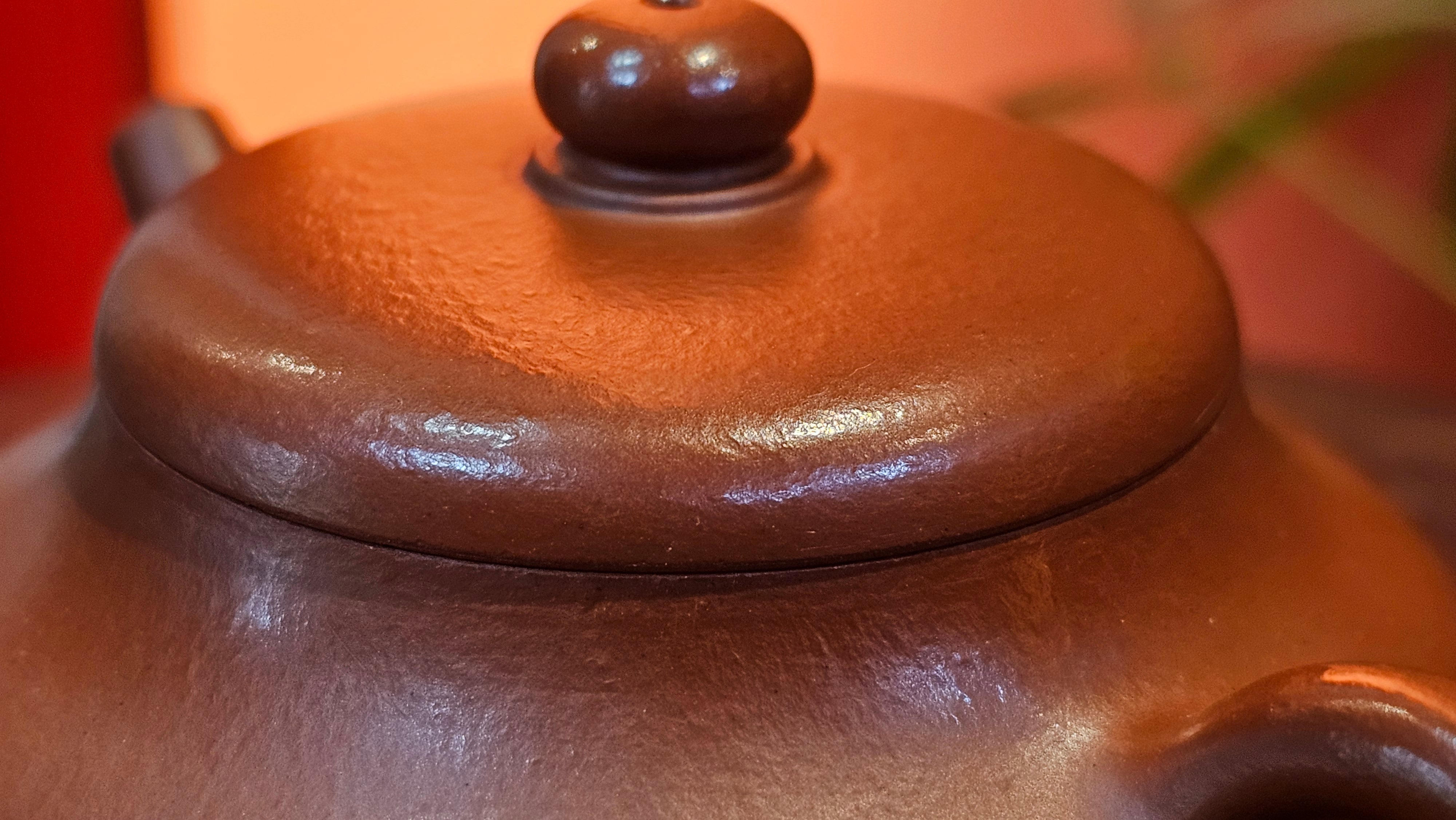 Jing Le 静乐 ~ "Quiet happiness", 102.6ml, Xiao Mei Yao Zhu Ni 小煤窑朱泥, by our Collaborative Craftsman Wang Xing 王兴 ~ Congratulations to Mr K.D., 0048hrs 14th Apr, San Jose, CA.