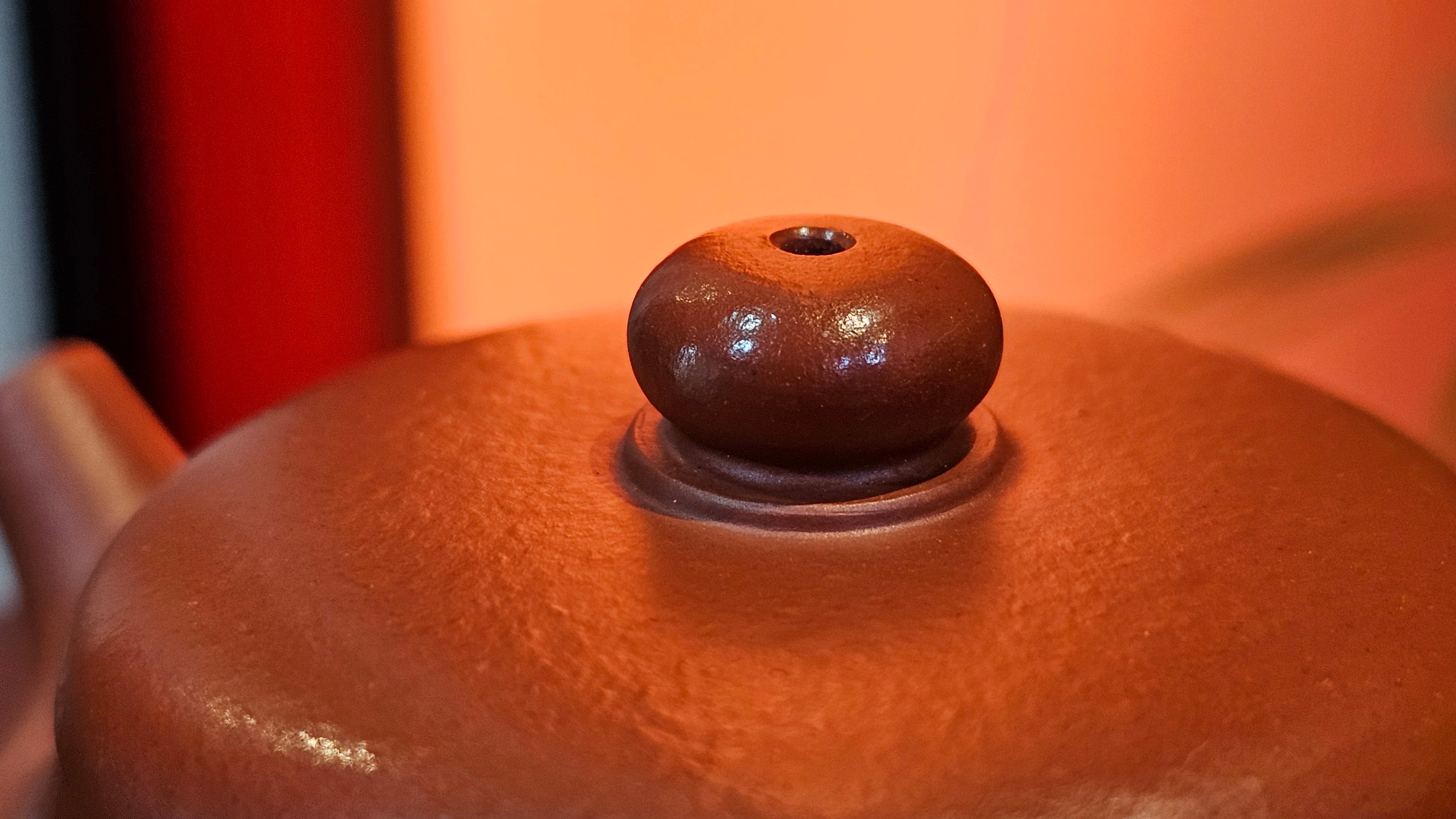 Jing Le 静乐 ~ "Quiet happiness", 102.6ml, Xiao Mei Yao Zhu Ni 小煤窑朱泥, by our Collaborative Craftsman Wang Xing 王兴 ~ Congratulations to Mr K.D., 0048hrs 14th Apr, San Jose, CA.