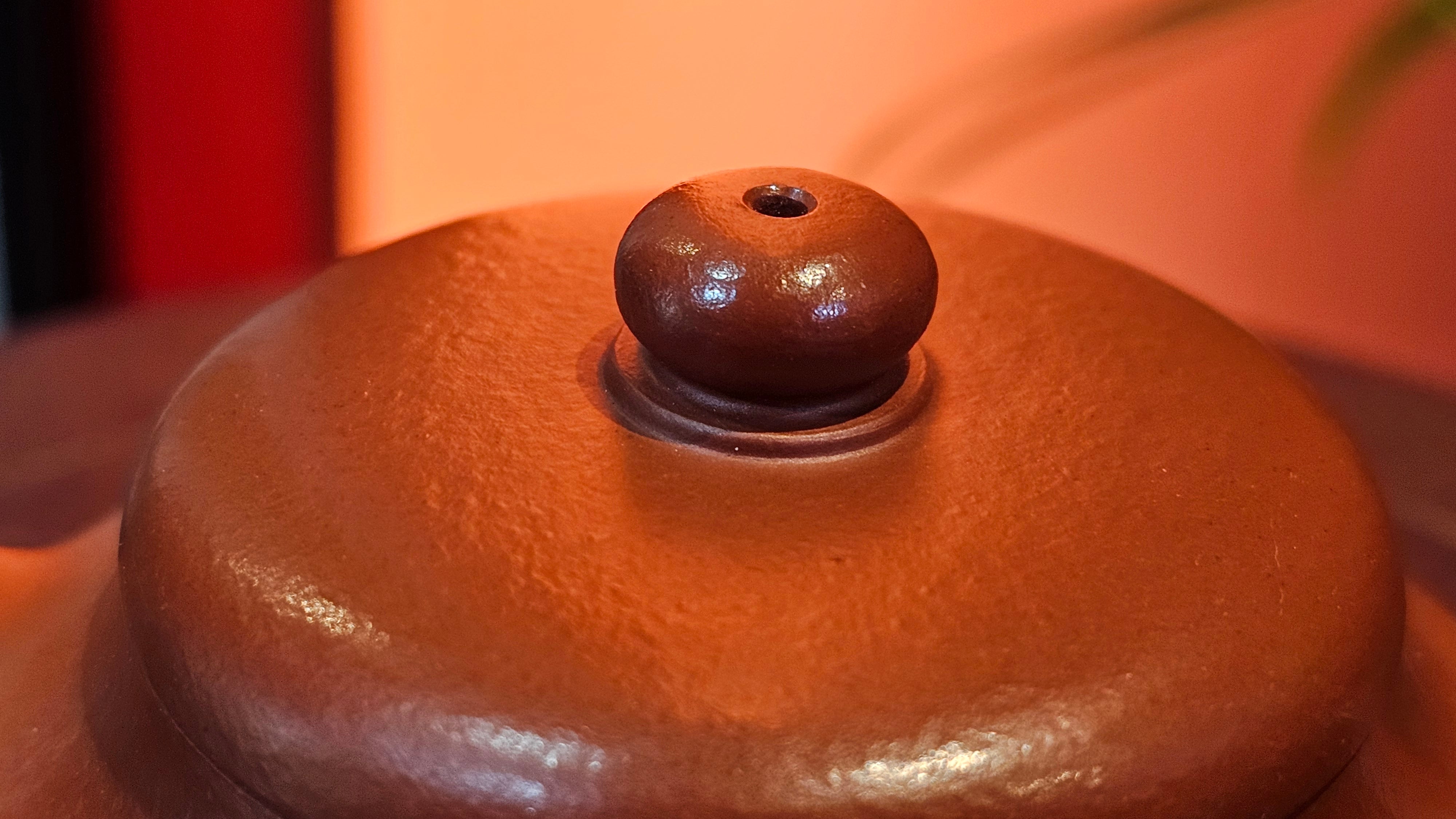 Jing Le 静乐 ~ "Quiet happiness", 102.6ml, Xiao Mei Yao Zhu Ni 小煤窑朱泥, by our Collaborative Craftsman Wang Xing 王兴 ~ Congratulations to Mr K.D., 0048hrs 14th Apr, San Jose, CA.