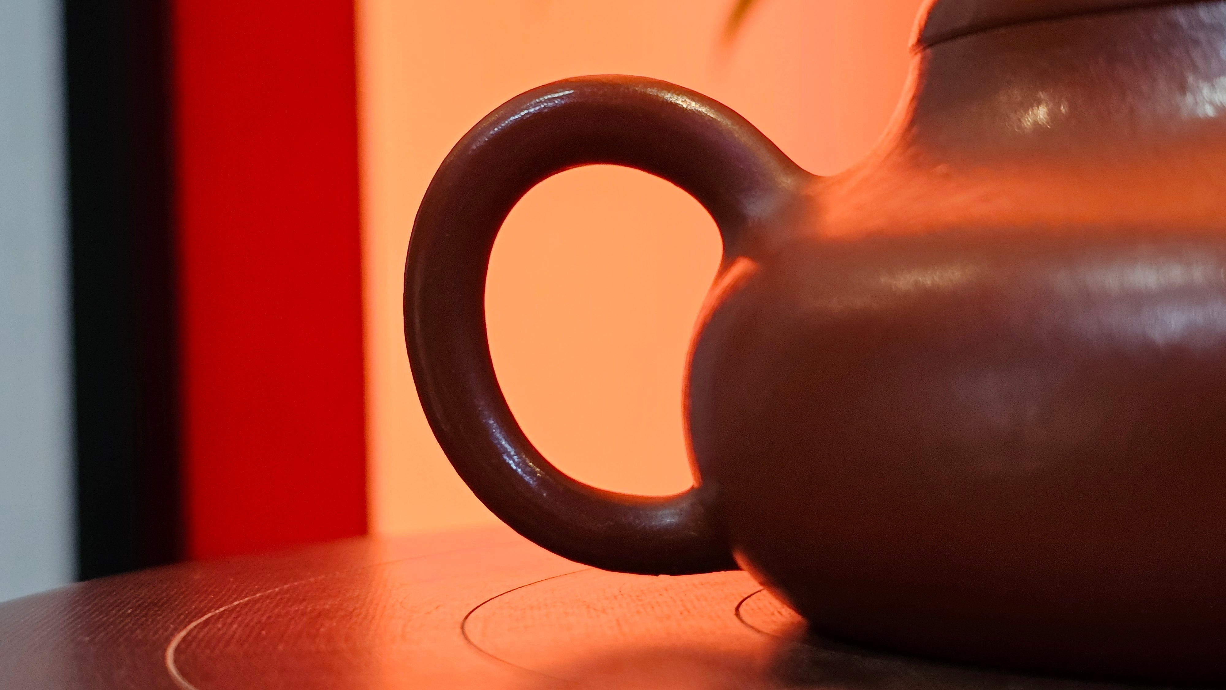 Jing Le 静乐 ~ "Quiet happiness", 102.6ml, Xiao Mei Yao Zhu Ni 小煤窑朱泥, by our Collaborative Craftsman Wang Xing 王兴 ~ Congratulations to Mr K.D., 0048hrs 14th Apr, San Jose, CA.