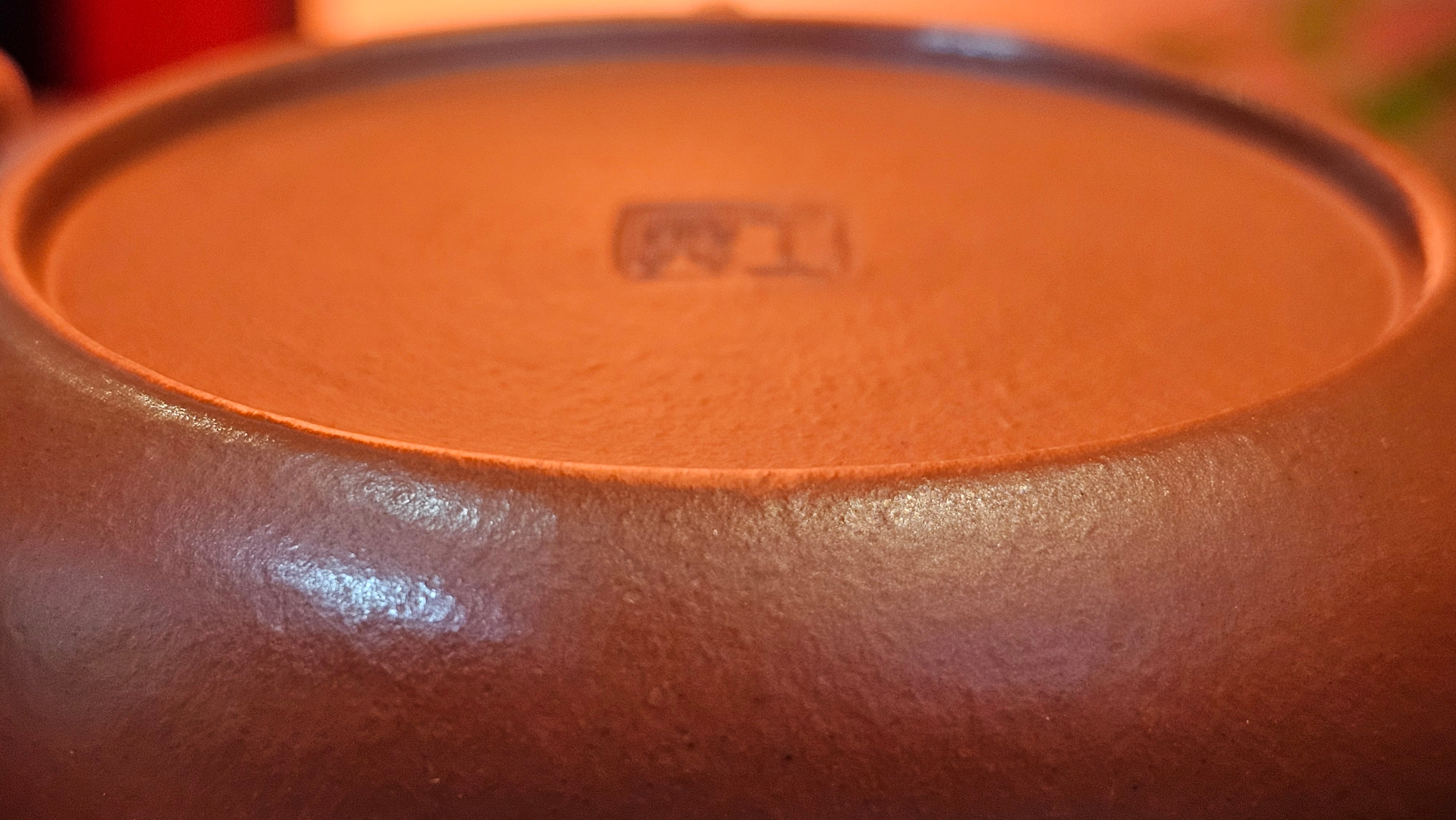 Jing Le 静乐 ~ "Quiet happiness", 102.6ml, Xiao Mei Yao Zhu Ni 小煤窑朱泥, by our Collaborative Craftsman Wang Xing 王兴 ~ Congratulations to Mr K.D., 0048hrs 14th Apr, San Jose, CA.