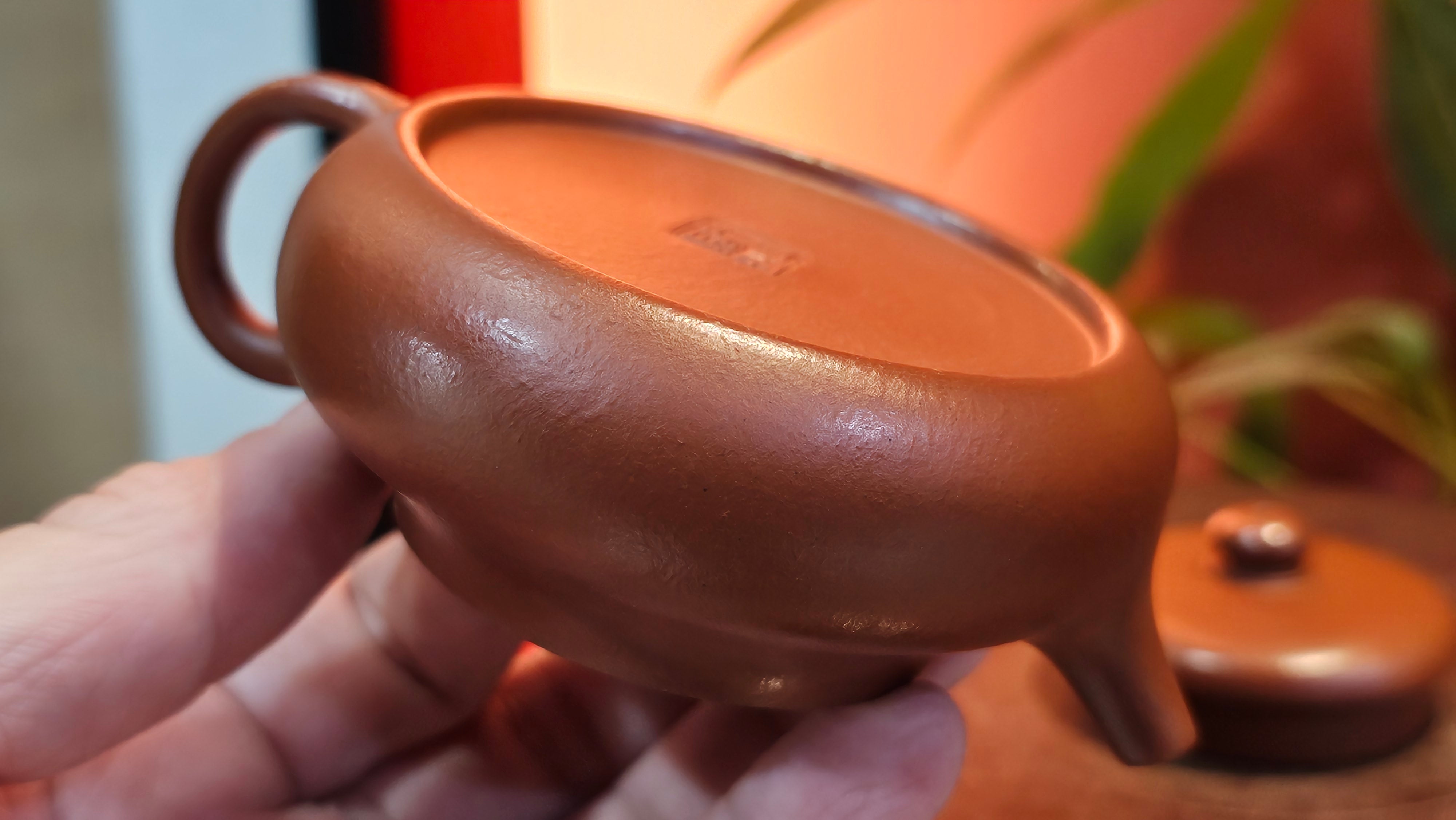 Jing Le 静乐 ~ "Quiet happiness", 102.6ml, Xiao Mei Yao Zhu Ni 小煤窑朱泥, by our Collaborative Craftsman Wang Xing 王兴 ~ Congratulations to Mr K.D., 0048hrs 14th Apr, San Jose, CA.