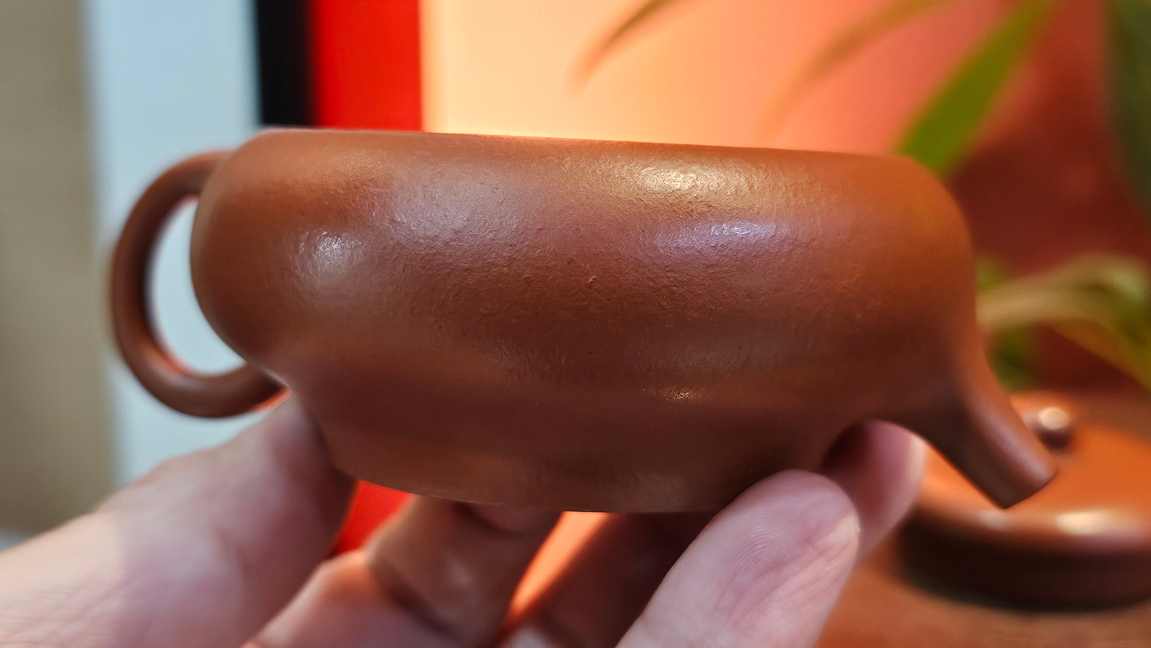 Jing Le 静乐 ~ "Quiet happiness", 102.6ml, Xiao Mei Yao Zhu Ni 小煤窑朱泥, by our Collaborative Craftsman Wang Xing 王兴 ~ Congratulations to Mr K.D., 0048hrs 14th Apr, San Jose, CA.