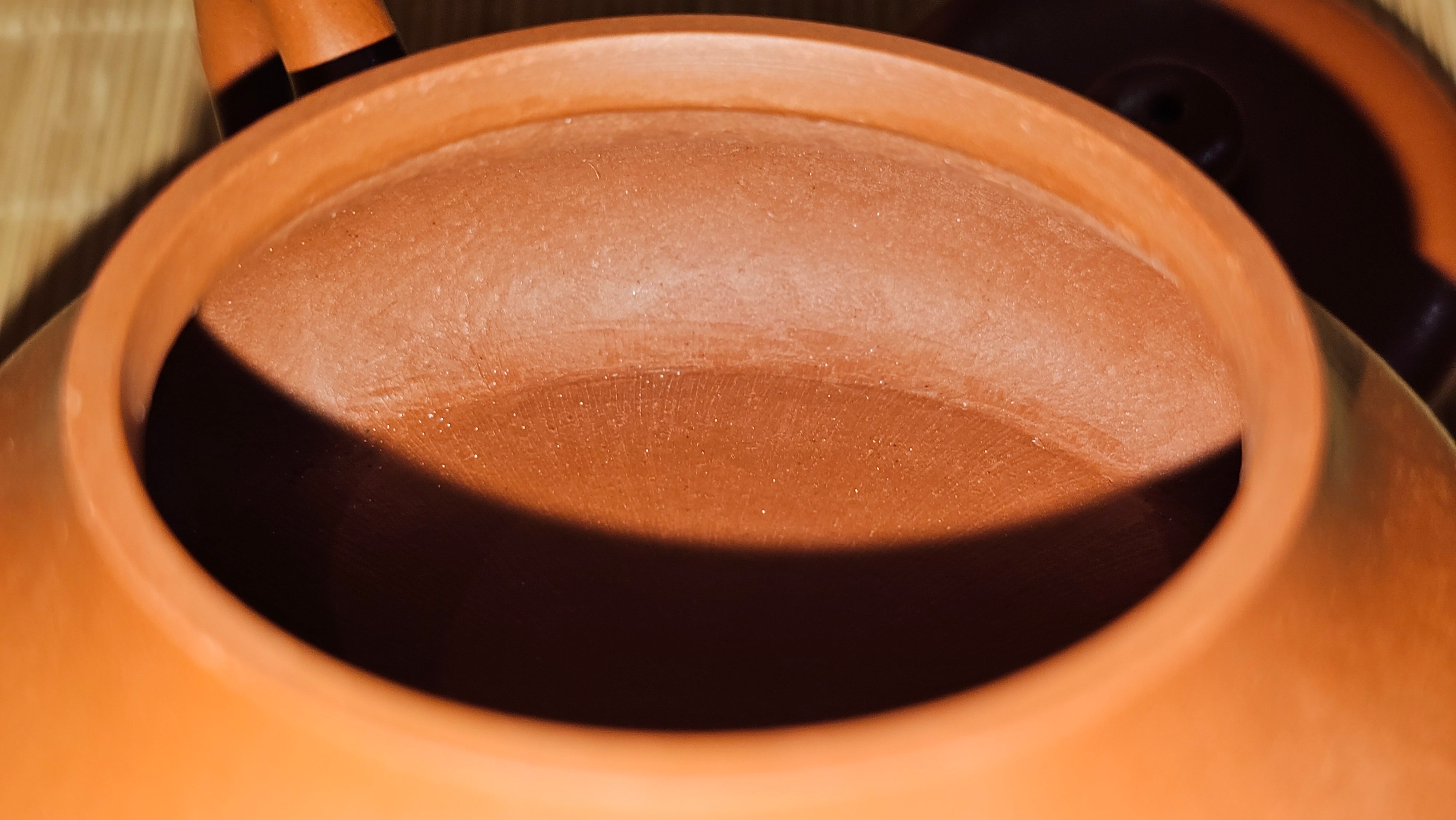 Jing Le 静乐 ~ "Quiet happiness", 102.6ml, Xiao Mei Yao Zhu Ni 小煤窑朱泥, by our Collaborative Craftsman Wang Xing 王兴 ~ Congratulations to Mr K.D., 0048hrs 14th Apr, San Jose, CA.