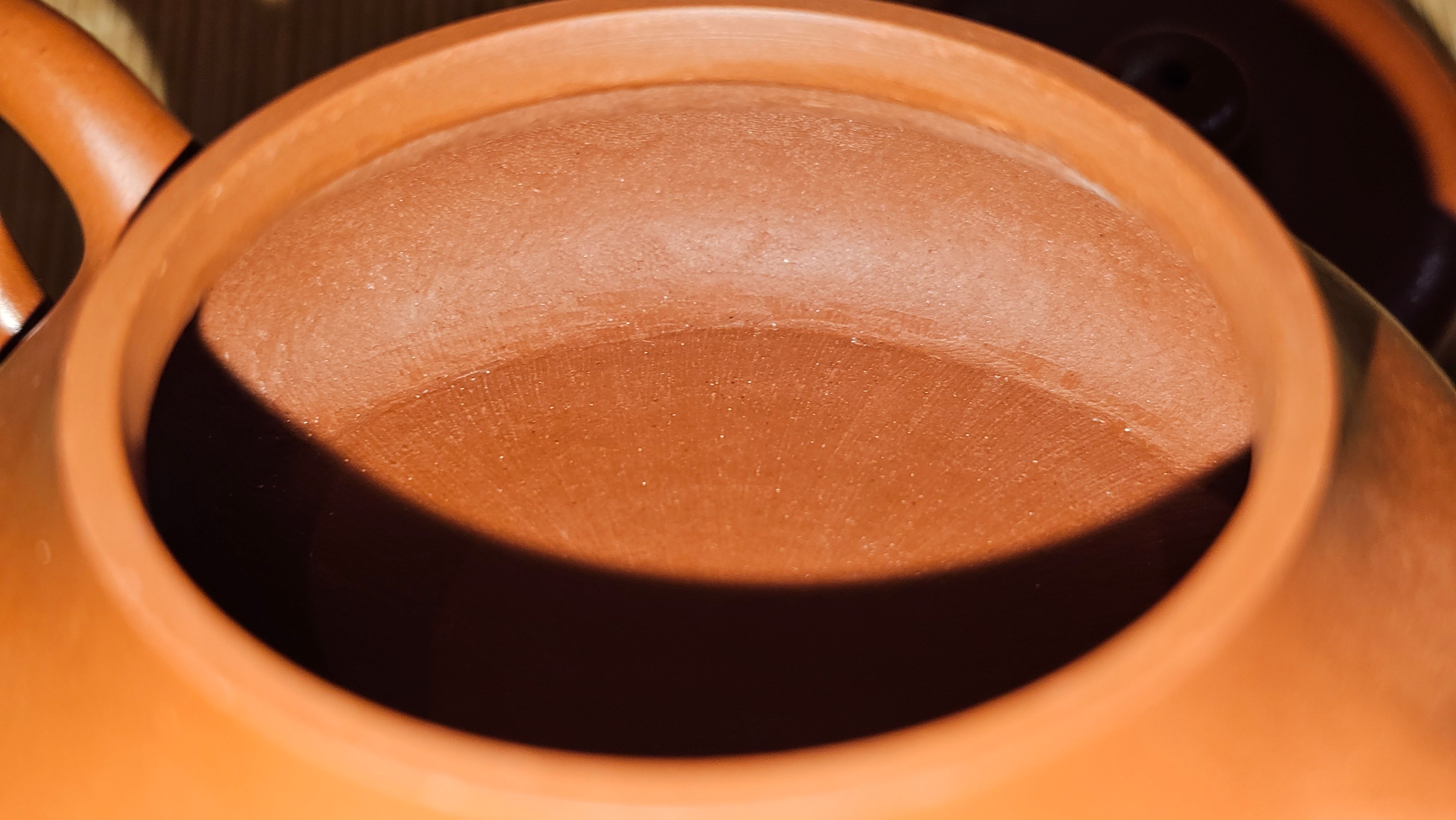 Jing Le 静乐 ~ "Quiet happiness", 102.6ml, Xiao Mei Yao Zhu Ni 小煤窑朱泥, by our Collaborative Craftsman Wang Xing 王兴 ~ Congratulations to Mr K.D., 0048hrs 14th Apr, San Jose, CA.