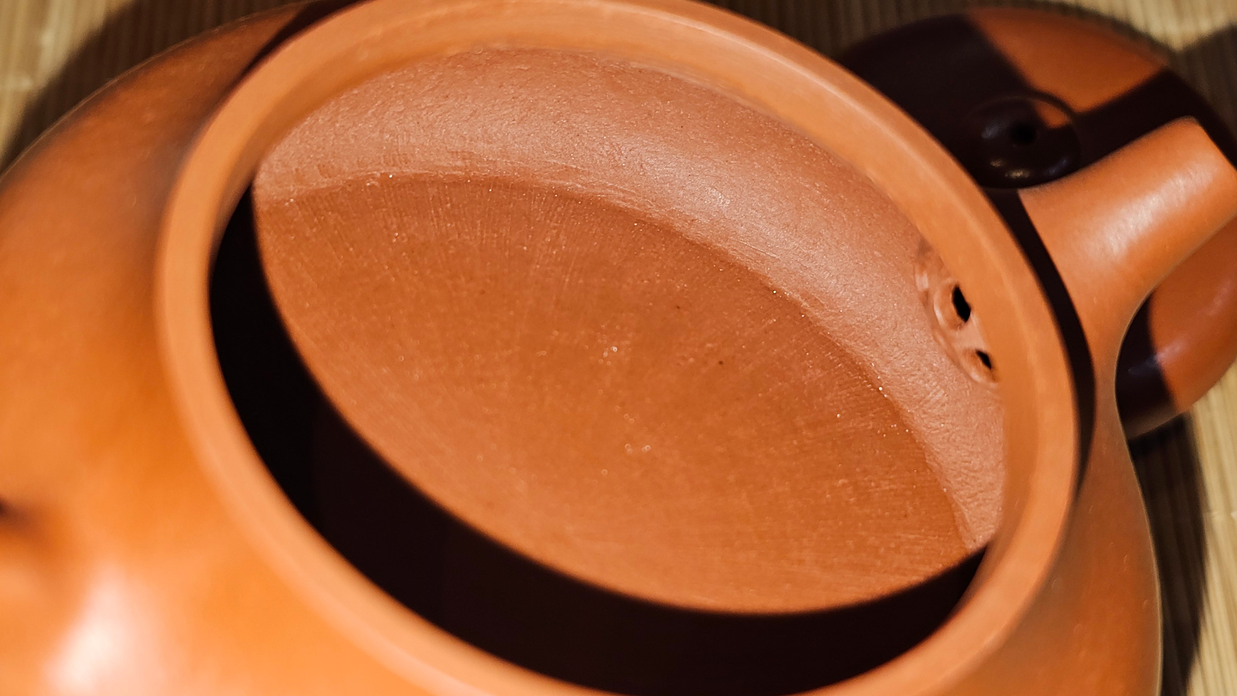 Jing Le 静乐 ~ "Quiet happiness", 102.6ml, Xiao Mei Yao Zhu Ni 小煤窑朱泥, by our Collaborative Craftsman Wang Xing 王兴 ~ Congratulations to Mr K.D., 0048hrs 14th Apr, San Jose, CA.