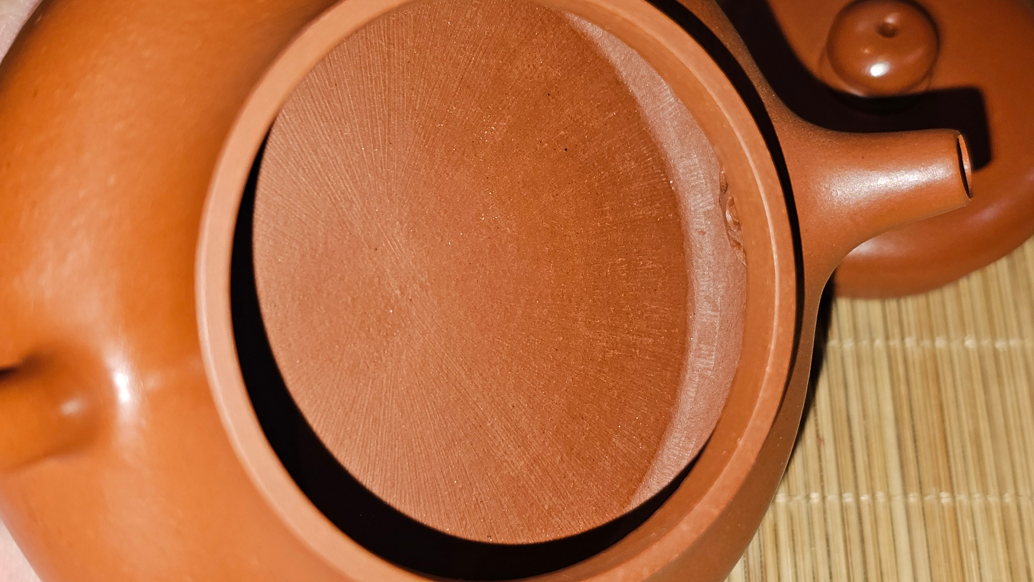 Jing Le 静乐 ~ "Quiet happiness", 102.6ml, Xiao Mei Yao Zhu Ni 小煤窑朱泥, by our Collaborative Craftsman Wang Xing 王兴 ~ Congratulations to Mr K.D., 0048hrs 14th Apr, San Jose, CA.