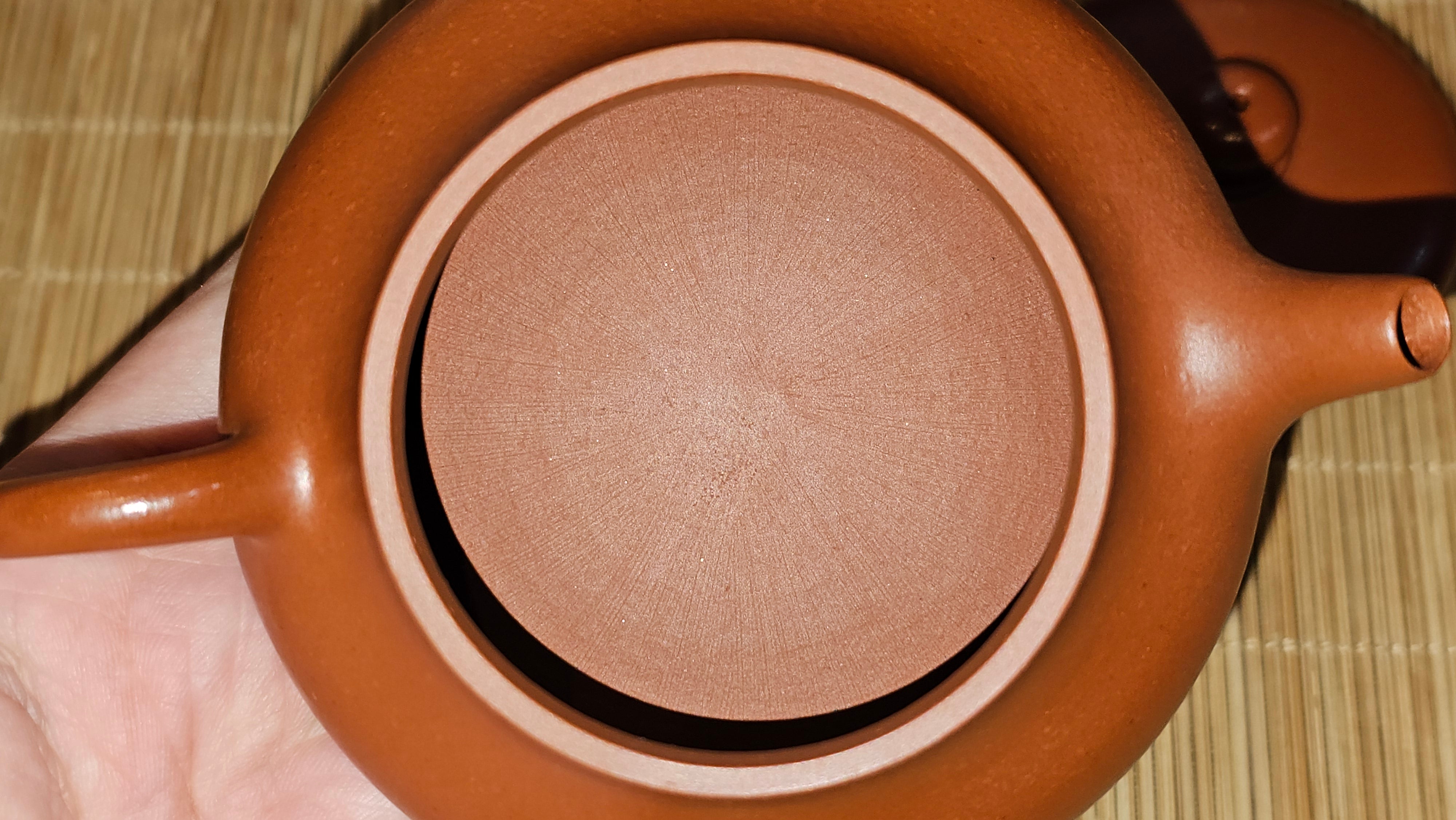 Jing Le 静乐 ~ "Quiet happiness", 102.6ml, Xiao Mei Yao Zhu Ni 小煤窑朱泥, by our Collaborative Craftsman Wang Xing 王兴 ~ Congratulations to Mr K.D., 0048hrs 14th Apr, San Jose, CA.