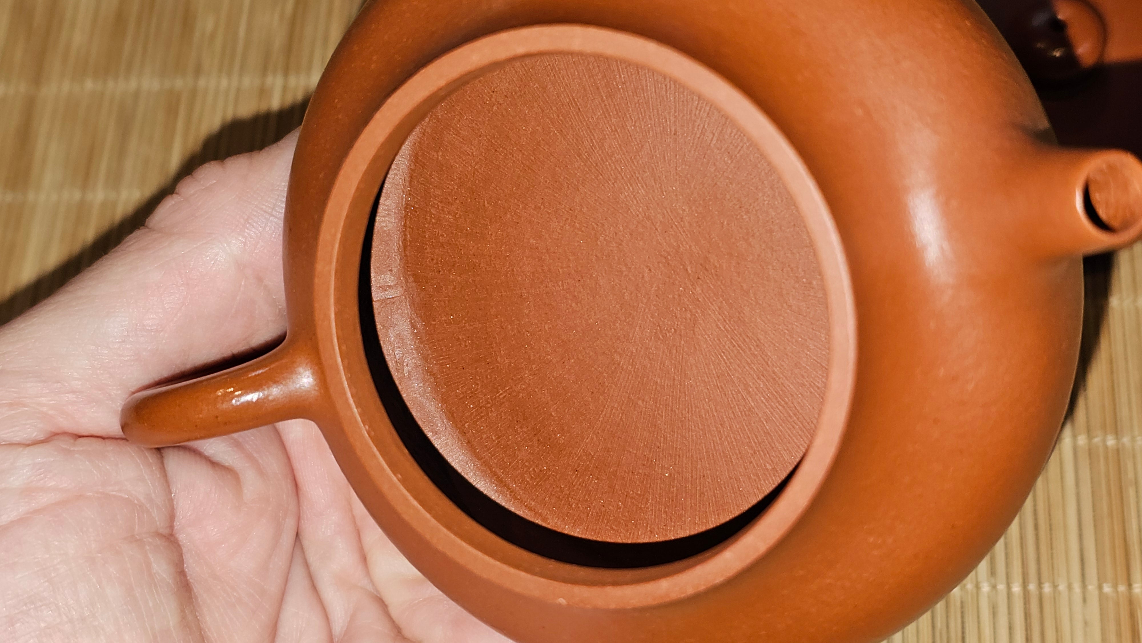 Jing Le 静乐 ~ "Quiet happiness", 102.6ml, Xiao Mei Yao Zhu Ni 小煤窑朱泥, by our Collaborative Craftsman Wang Xing 王兴 ~ Congratulations to Mr K.D., 0048hrs 14th Apr, San Jose, CA.