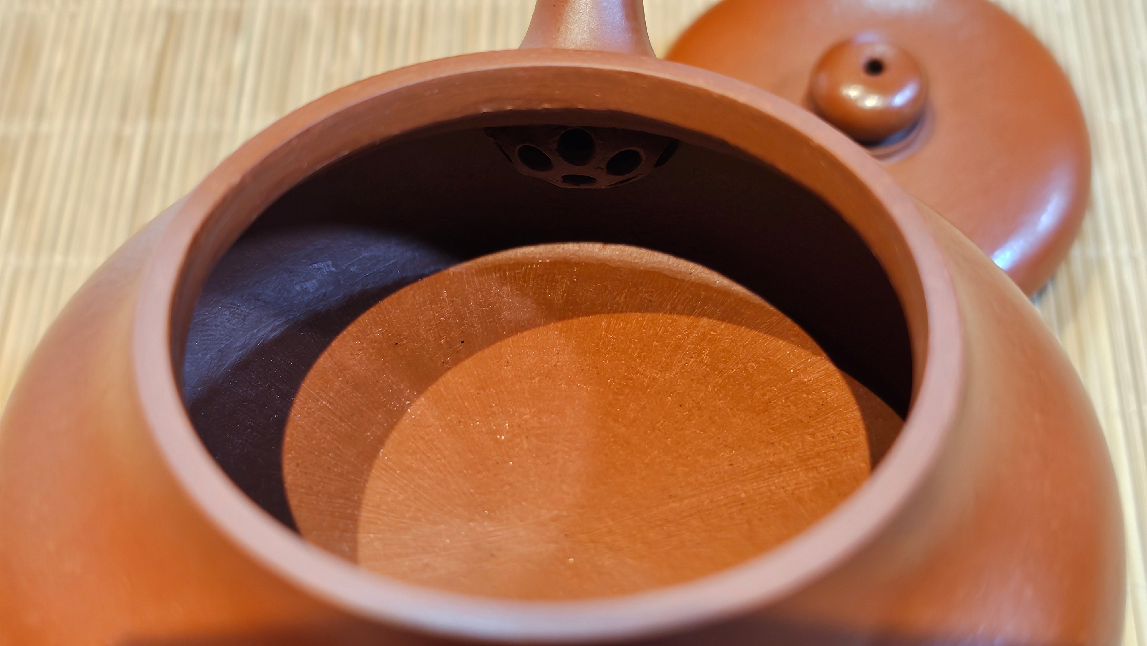 Jing Le 静乐 ~ "Quiet happiness", 102.6ml, Xiao Mei Yao Zhu Ni 小煤窑朱泥, by our Collaborative Craftsman Wang Xing 王兴 ~ Congratulations to Mr K.D., 0048hrs 14th Apr, San Jose, CA.