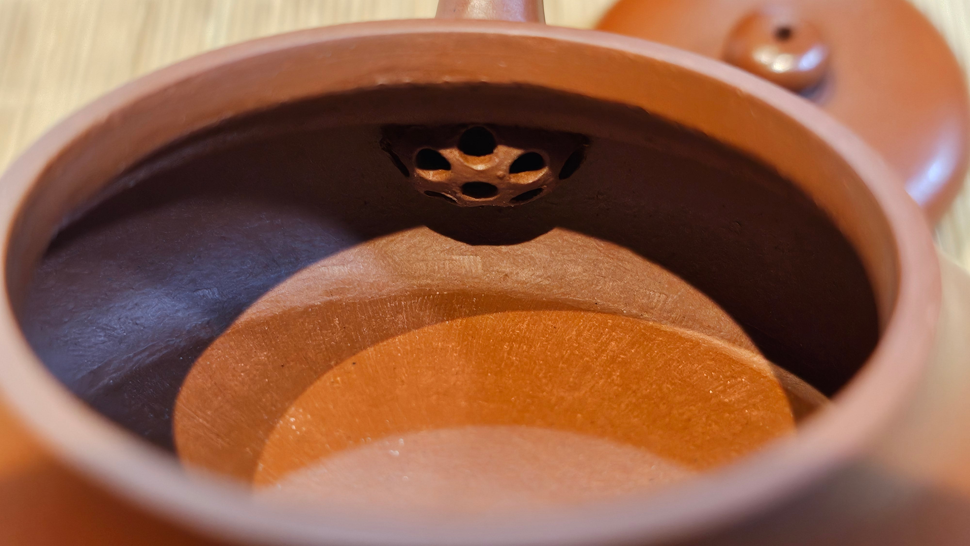 Jing Le 静乐 ~ "Quiet happiness", 102.6ml, Xiao Mei Yao Zhu Ni 小煤窑朱泥, by our Collaborative Craftsman Wang Xing 王兴 ~ Congratulations to Mr K.D., 0048hrs 14th Apr, San Jose, CA.