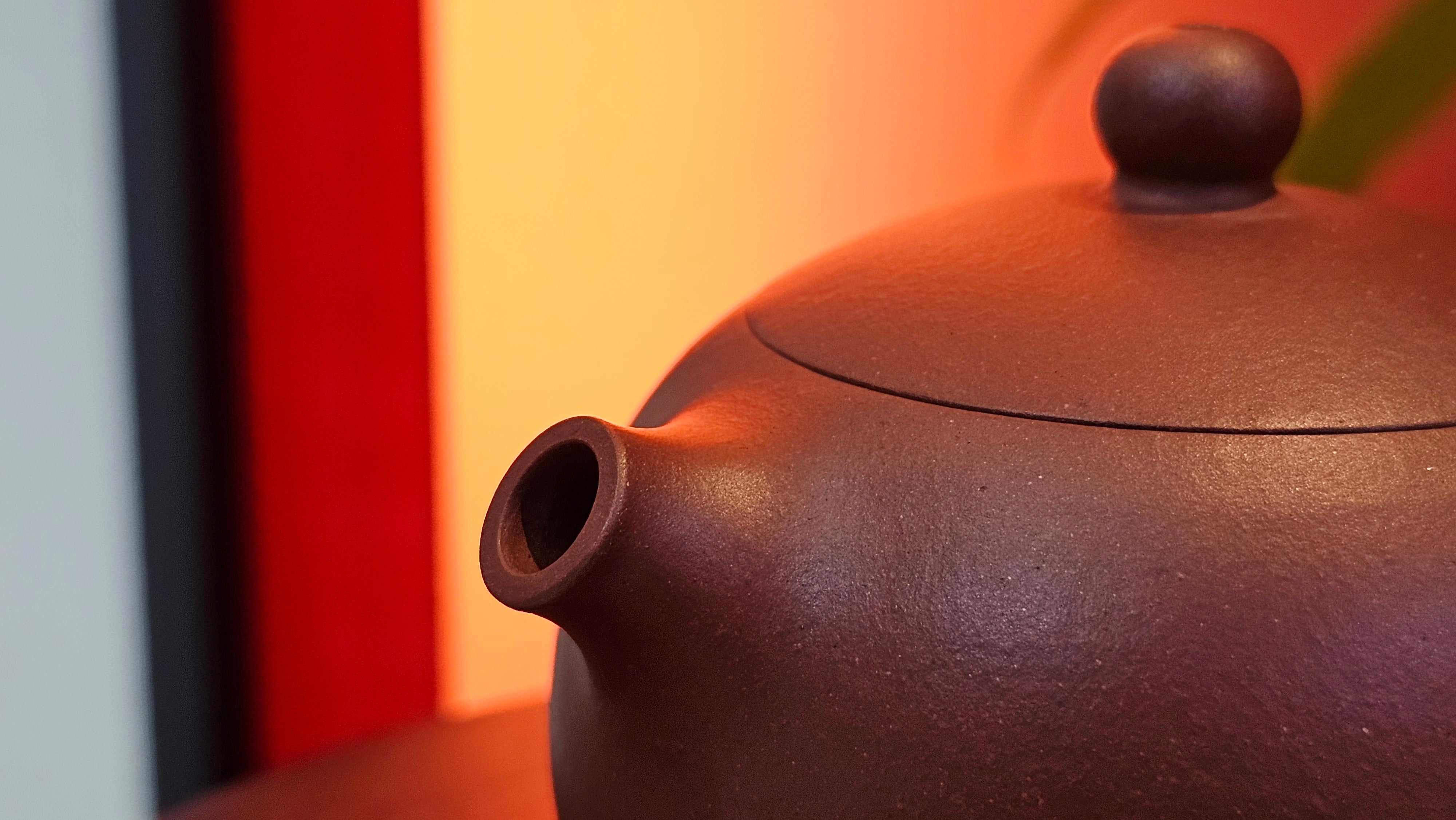 Xi Shi 西施, 172.3ml, Di Cao Qing Zi Ni 底槽青紫泥, by Craftsman Gu Xiao Ming 顾小明 ~ Congratulations to Mr D.S., 0838hrs 15th Apr, Narragansett, RI 🇺🇸.