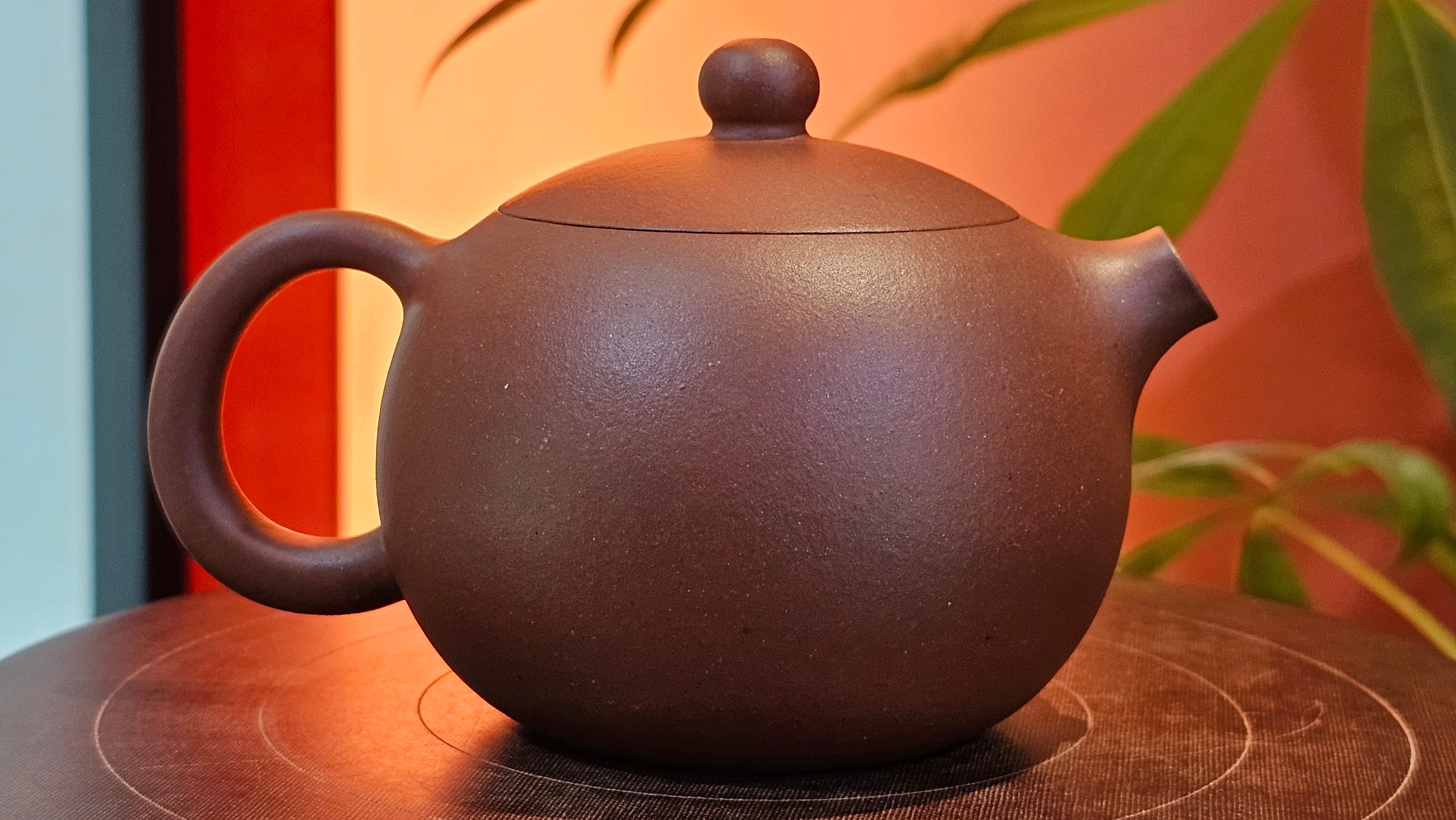 Xi Shi 西施, 172.3ml, Di Cao Qing Zi Ni 底槽青紫泥, by Craftsman Gu Xiao Ming 顾小明 ~ Congratulations to Mr D.S., 0838hrs 15th Apr, Narragansett, RI 🇺🇸.