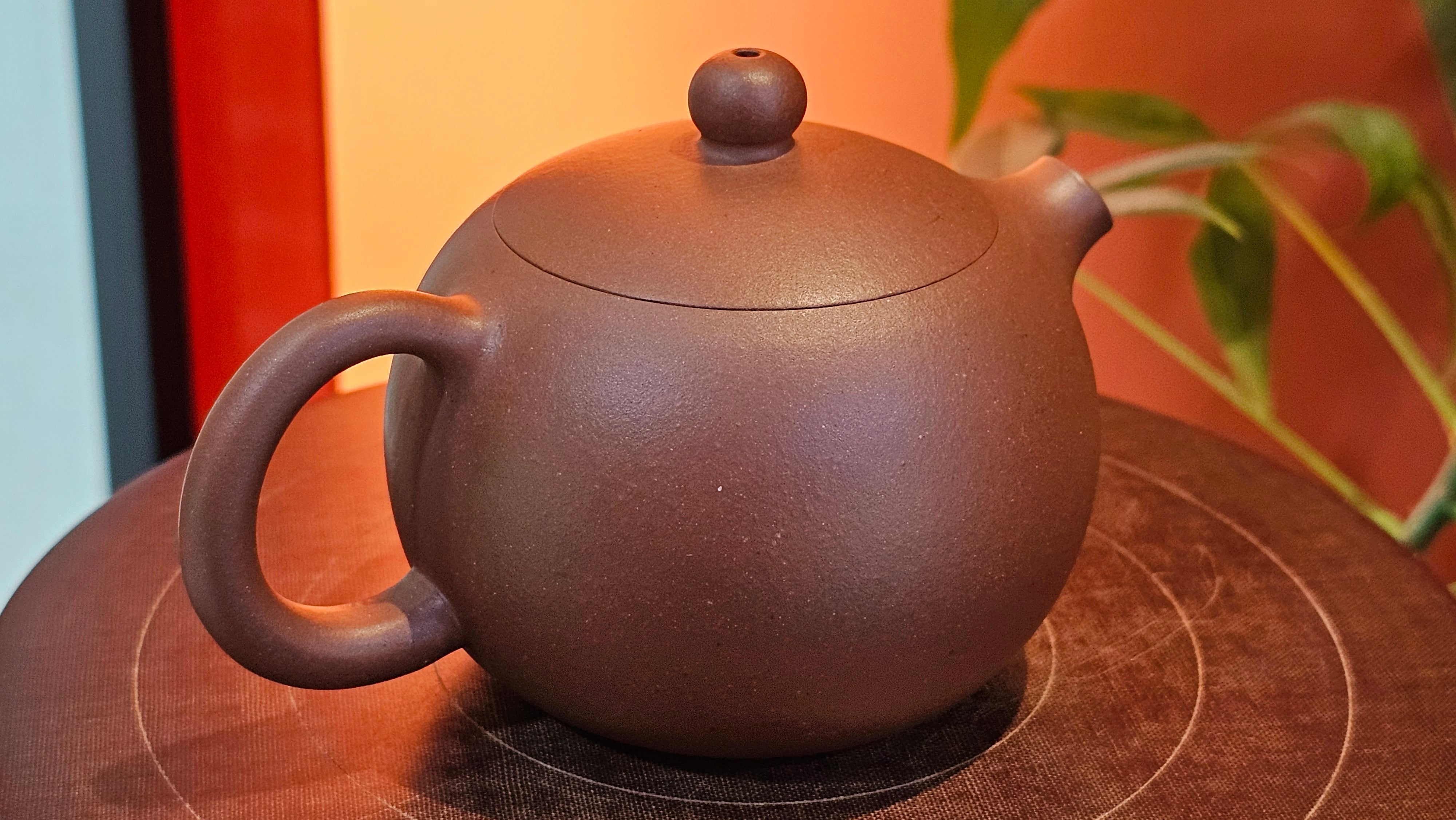 Xi Shi 西施, 172.3ml, Di Cao Qing Zi Ni 底槽青紫泥, by Craftsman Gu Xiao Ming 顾小明 ~ Congratulations to Mr D.S., 0838hrs 15th Apr, Narragansett, RI 🇺🇸.