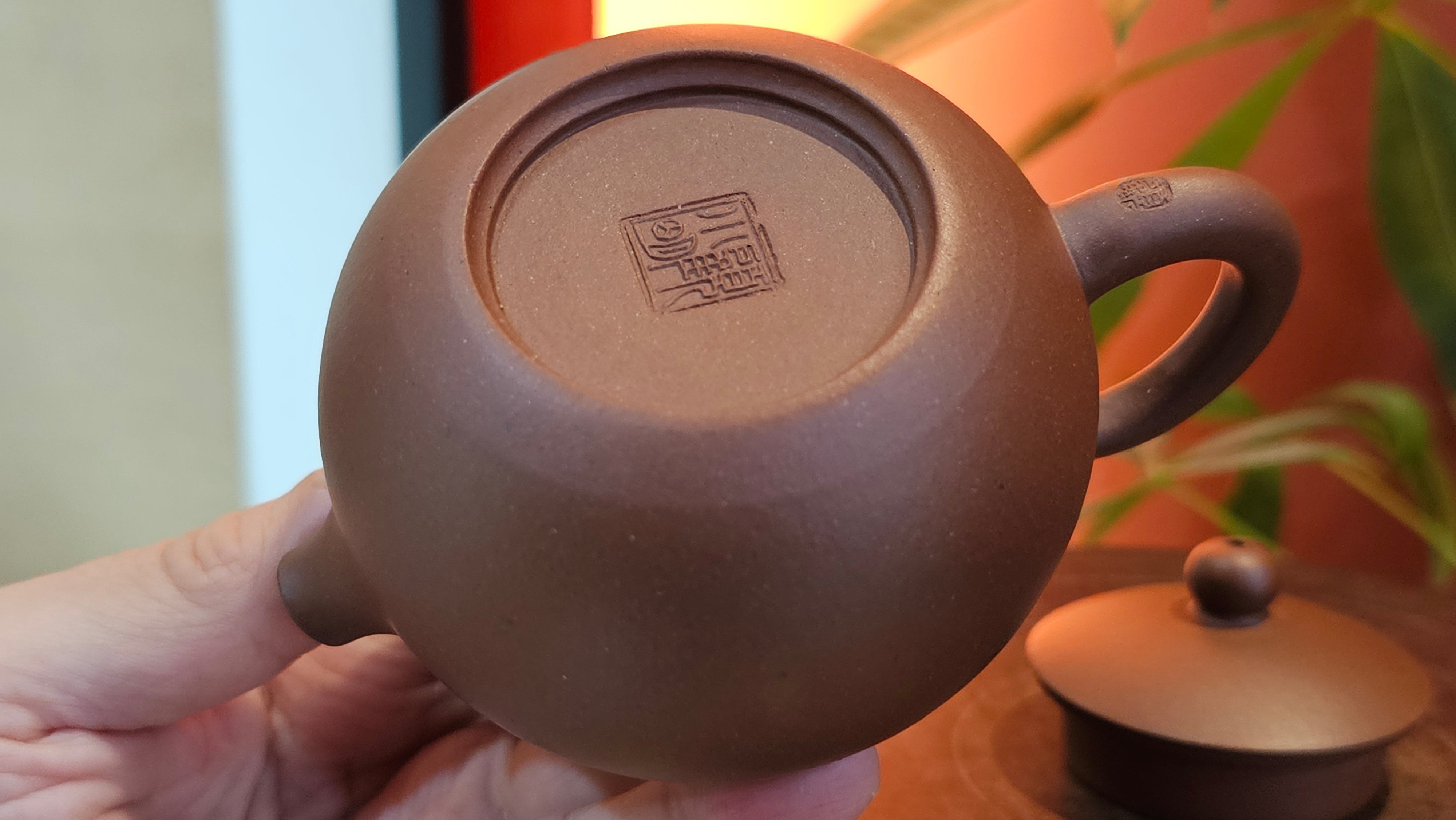 Xi Shi 西施, 172.3ml, Di Cao Qing Zi Ni 底槽青紫泥, by Craftsman Gu Xiao Ming 顾小明 ~ Congratulations to Mr D.S., 0838hrs 15th Apr, Narragansett, RI 🇺🇸.