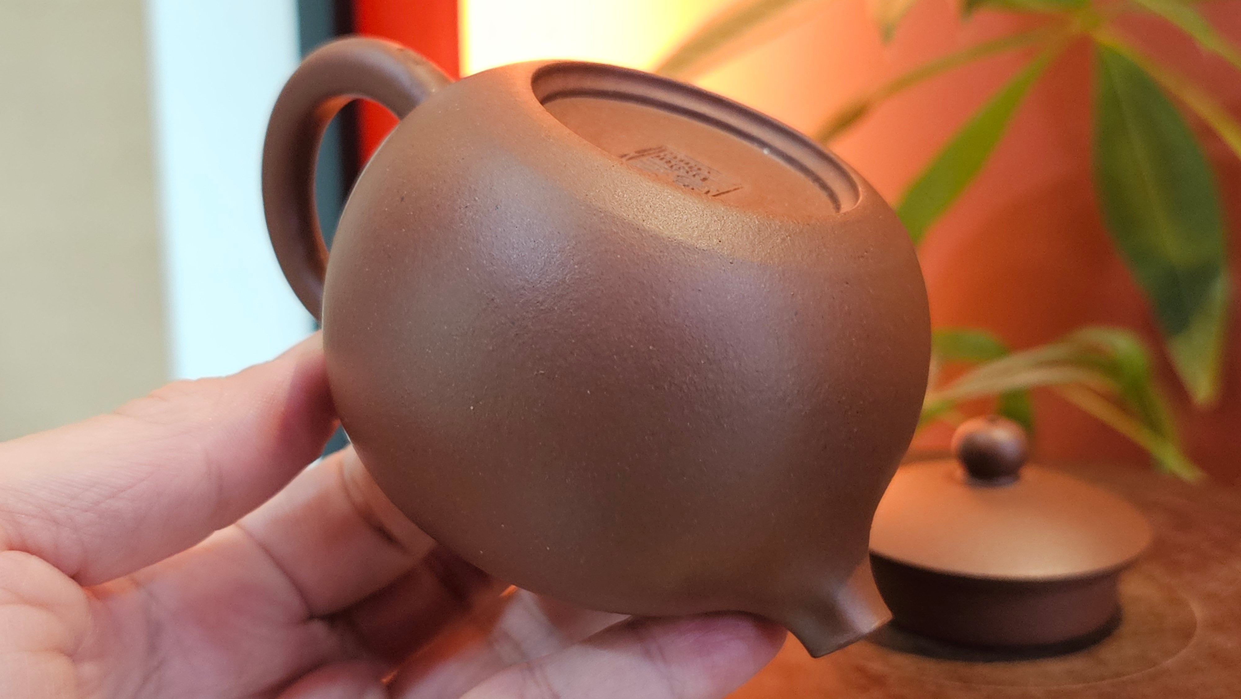 Xi Shi 西施, 172.3ml, Di Cao Qing Zi Ni 底槽青紫泥, by Craftsman Gu Xiao Ming 顾小明 ~ Congratulations to Mr D.S., 0838hrs 15th Apr, Narragansett, RI 🇺🇸.