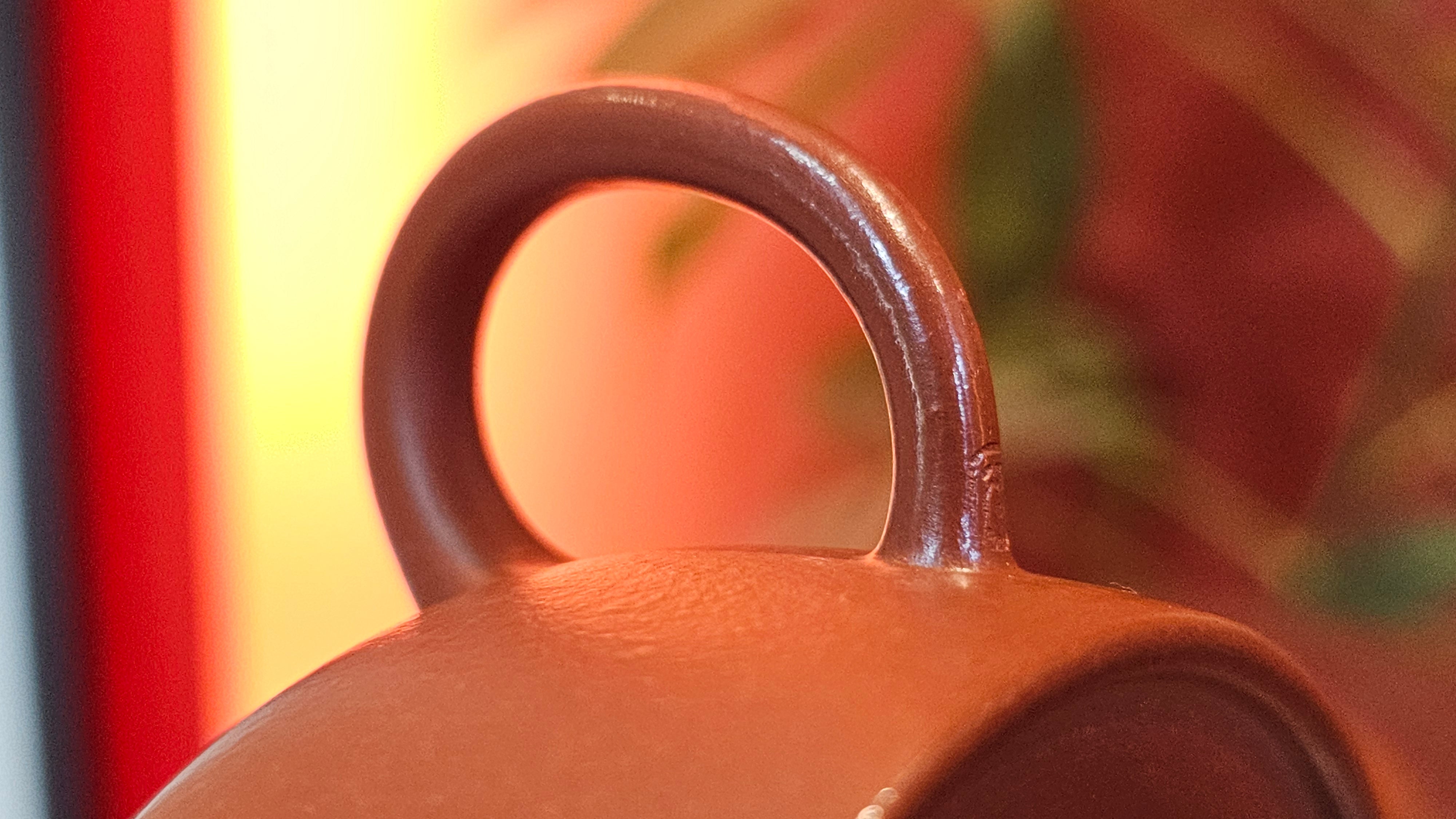 Yi Gong Hu 逸公壶, 142.3ml, Xiao Mei Yao Zhu Ni 小煤窑朱泥,  by our Collaborative Craftsman Shi Yun 石芸 ~ Congratulations to Mr N.S., 2245hrs 23rd May 2025, Fort Wayne, IN.