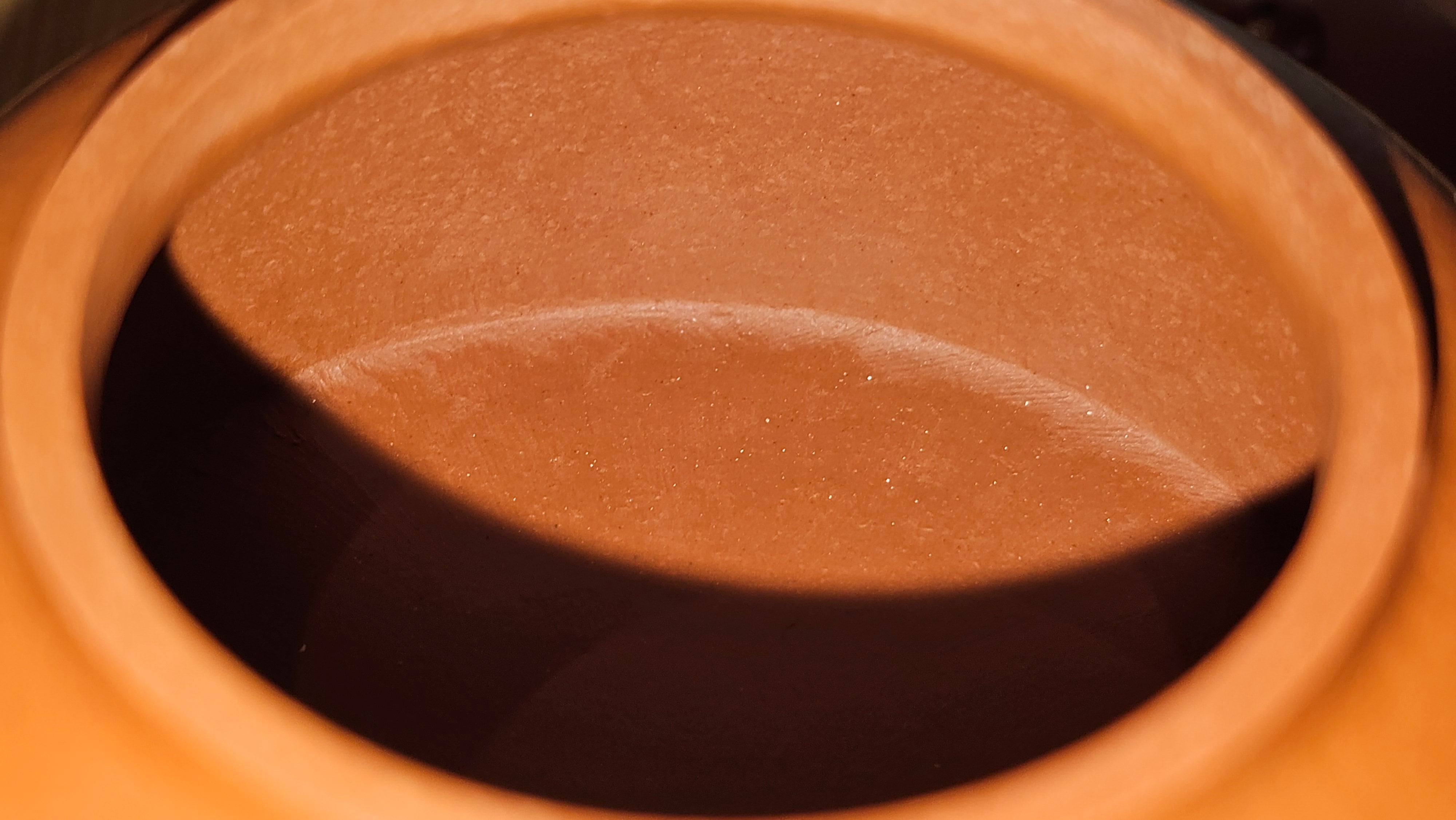 Yi Gong Hu 逸公壶, 142.3ml, Xiao Mei Yao Zhu Ni 小煤窑朱泥,  by our Collaborative Craftsman Shi Yun 石芸 ~ Congratulations to Mr N.S., 2245hrs 23rd May 2025, Fort Wayne, IN.