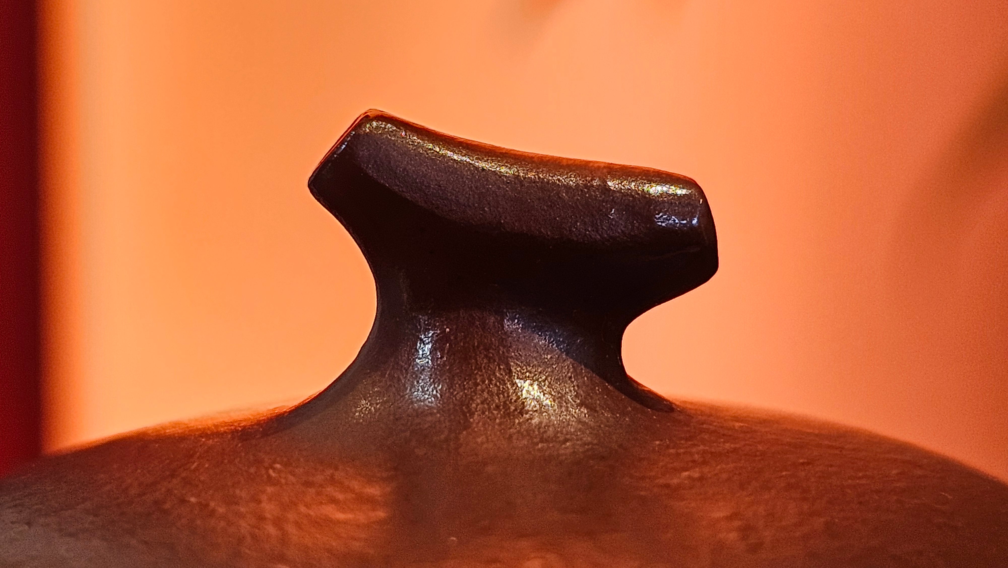 Qie Gua 茄瓜, 140.6ml, Xiao Mei Yao Zhu Ni 小煤窑朱泥,  by our Collaborative Craftsman Wang Hui 王慧, Poem Engraving by Craftsman 一德书 ~ Congratulations to Mr L.L., 1139hrs 28th Apr, Ventura, CA.