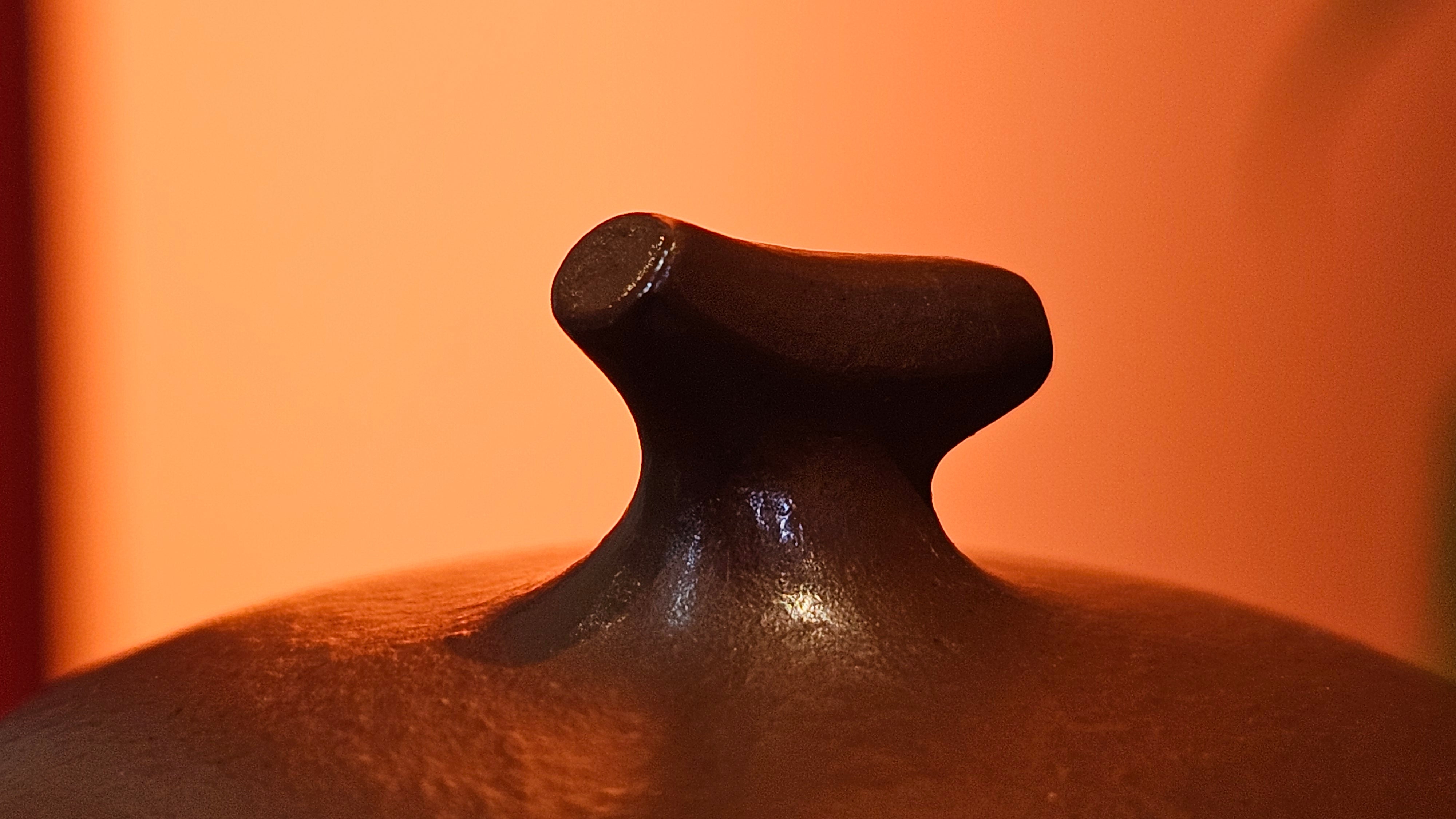 Qie Gua 茄瓜, 140.6ml, Xiao Mei Yao Zhu Ni 小煤窑朱泥,  by our Collaborative Craftsman Wang Hui 王慧, Poem Engraving by Craftsman 一德书 ~ Congratulations to Mr L.L., 1139hrs 28th Apr, Ventura, CA.