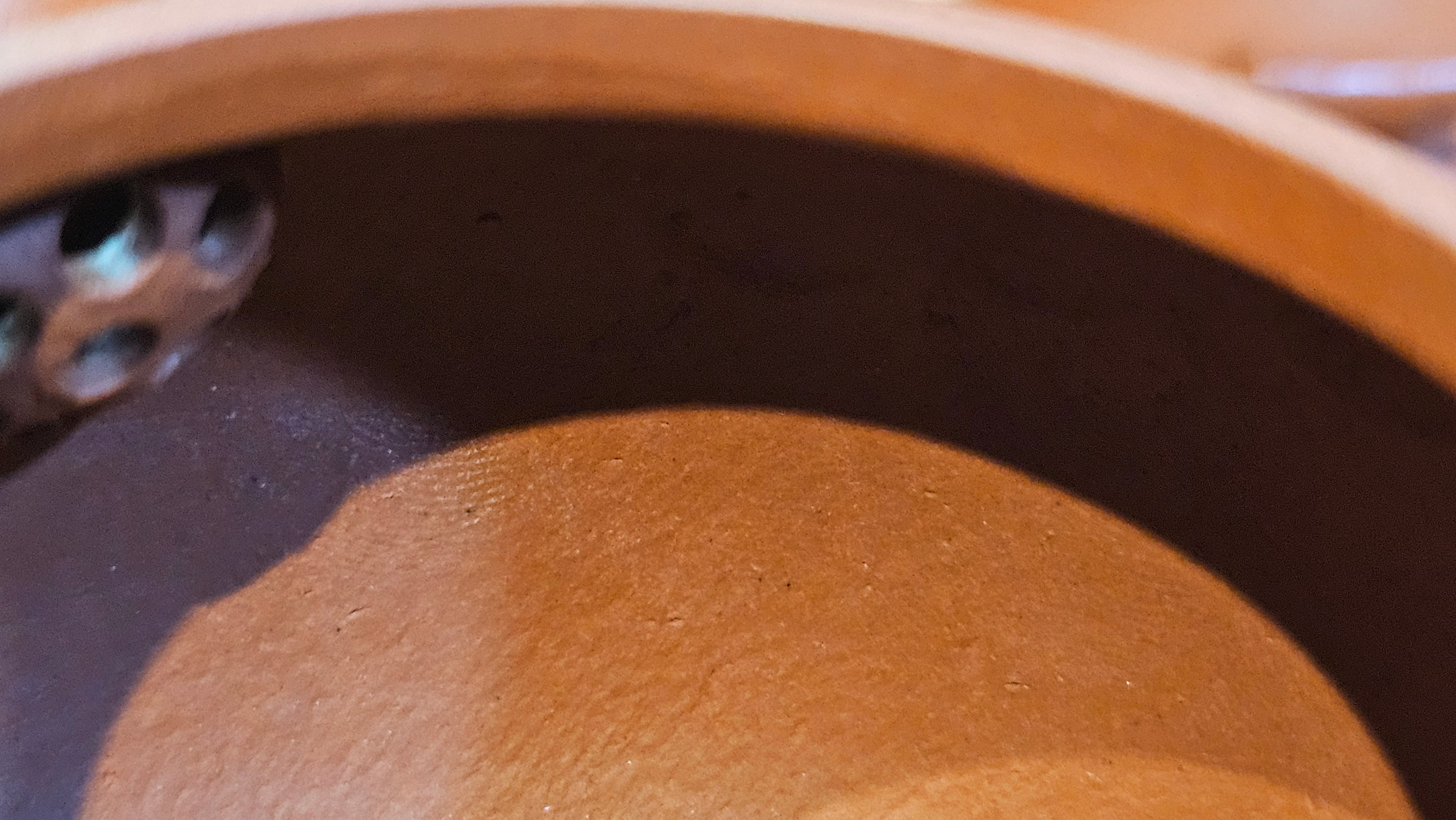 Qie Gua 茄瓜, 140.6ml, Xiao Mei Yao Zhu Ni 小煤窑朱泥,  by our Collaborative Craftsman Wang Hui 王慧, Poem Engraving by Craftsman 一德书 ~ Congratulations to Mr L.L., 1139hrs 28th Apr, Ventura, CA.