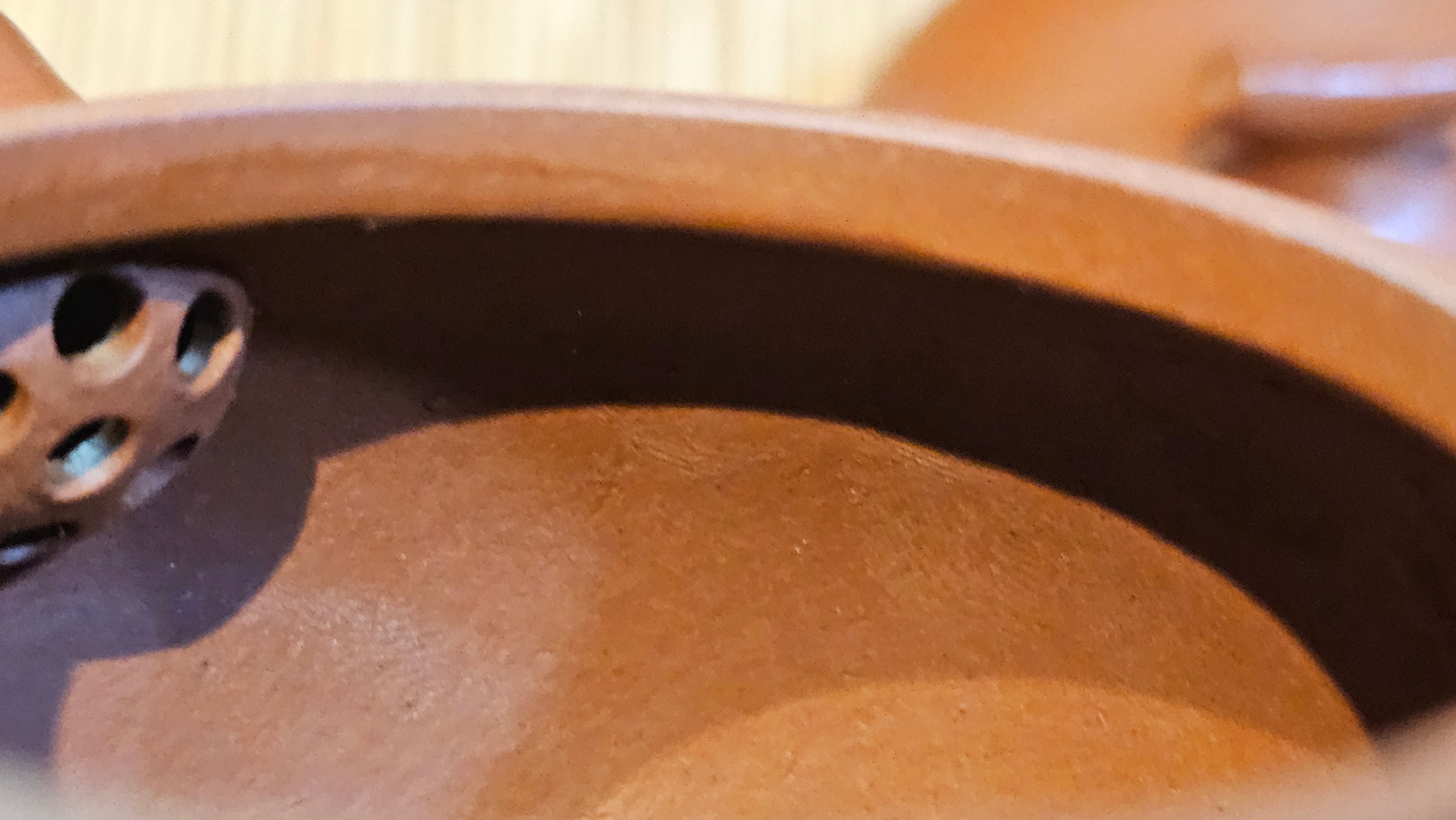 Qie Gua 茄瓜, 140.6ml, Xiao Mei Yao Zhu Ni 小煤窑朱泥,  by our Collaborative Craftsman Wang Hui 王慧, Poem Engraving by Craftsman 一德书 ~ Congratulations to Mr L.L., 1139hrs 28th Apr, Ventura, CA.