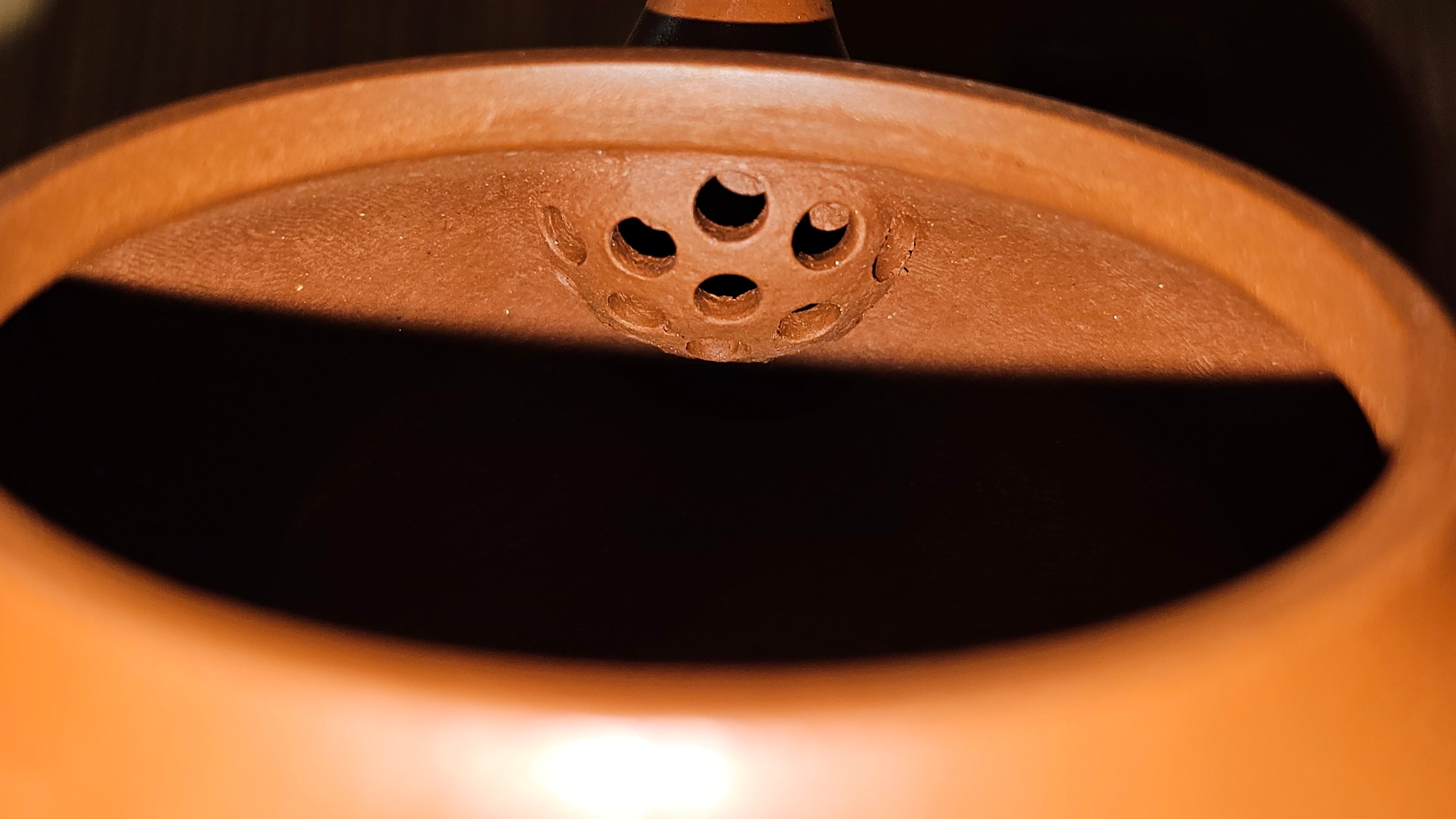 Qie Gua 茄瓜, 140.6ml, Xiao Mei Yao Zhu Ni 小煤窑朱泥,  by our Collaborative Craftsman Wang Hui 王慧, Poem Engraving by Craftsman 一德书 ~ Congratulations to Mr L.L., 1139hrs 28th Apr, Ventura, CA.