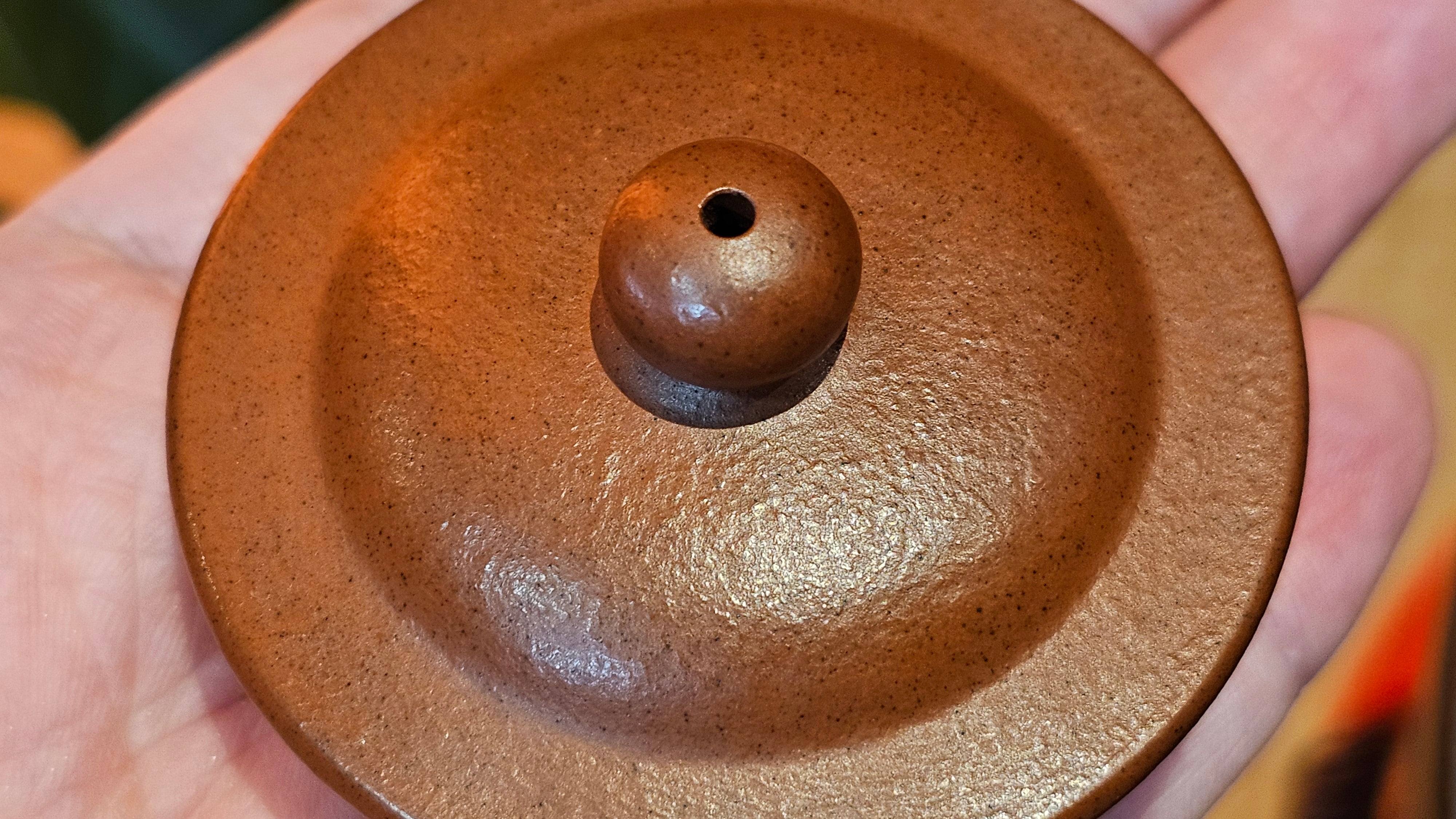 《宫灯》Gong Deng, 170.3ml, Tie Sha Zhu Ni 铁砂朱泥, made by Craftsman Zhu Jie 朱杰 from the YiXing's renowned family for Tie Sha Zhu Ni 铁砂朱泥 ~ Congratulations to Mr T.A., 1337hrs 26th Apr, Samorin, Slovakia 🇸🇰.