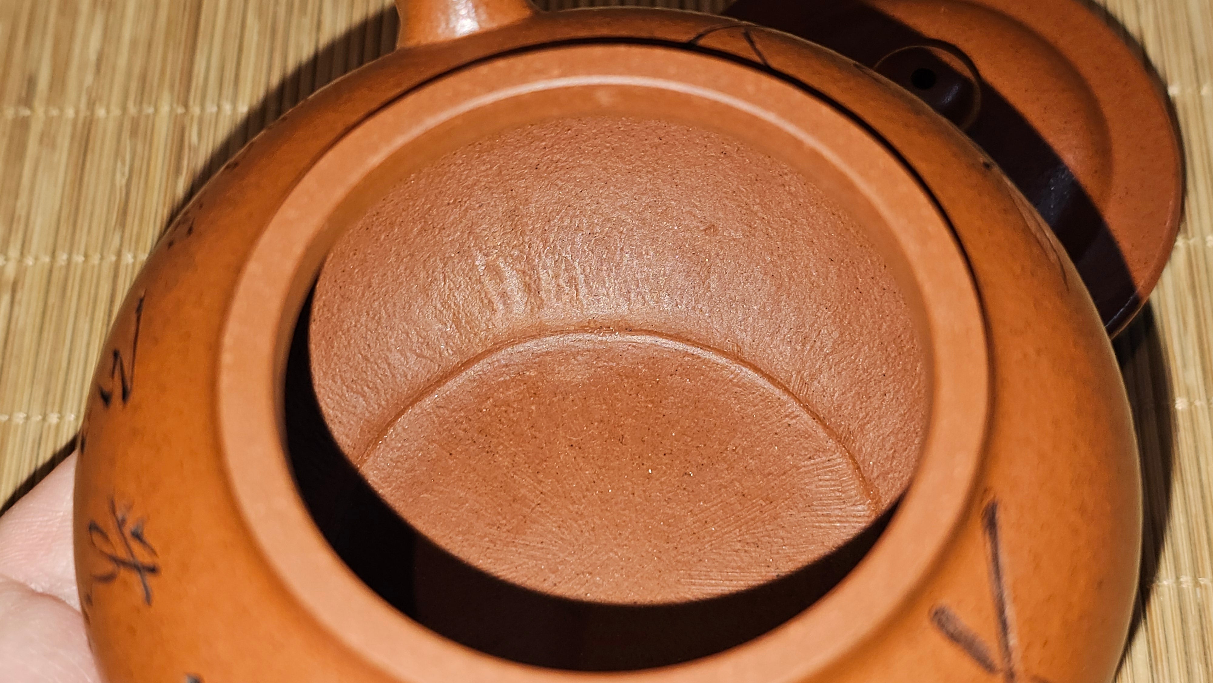 《宫灯》Gong Deng, 170.3ml, Tie Sha Zhu Ni 铁砂朱泥, made by Craftsman Zhu Jie 朱杰 from the YiXing's renowned family for Tie Sha Zhu Ni 铁砂朱泥 ~ Congratulations to Mr T.A., 1337hrs 26th Apr, Samorin, Slovakia 🇸🇰.