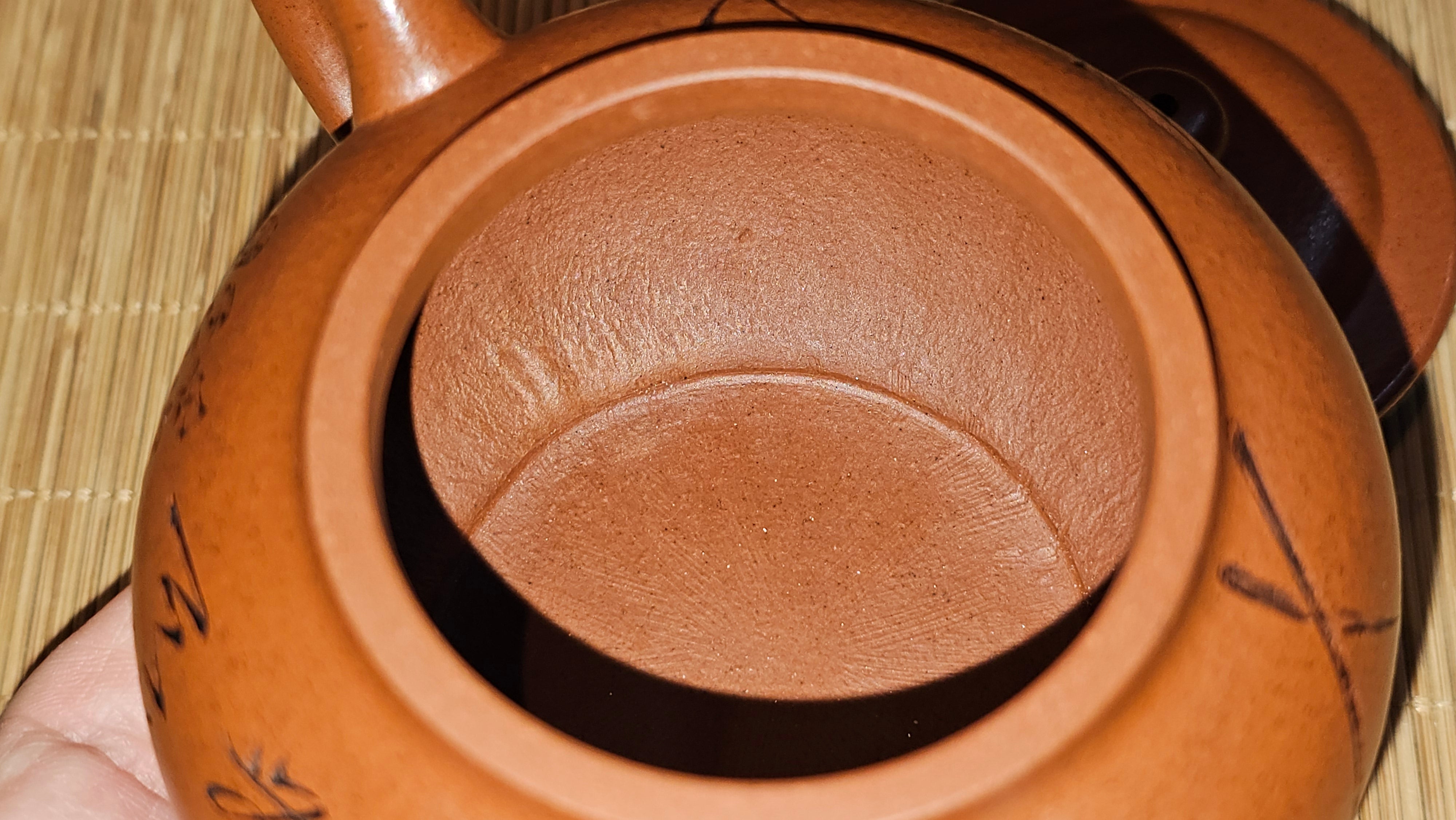 《宫灯》Gong Deng, 170.3ml, Tie Sha Zhu Ni 铁砂朱泥, made by Craftsman Zhu Jie 朱杰 from the YiXing's renowned family for Tie Sha Zhu Ni 铁砂朱泥 ~ Congratulations to Mr T.A., 1337hrs 26th Apr, Samorin, Slovakia 🇸🇰.