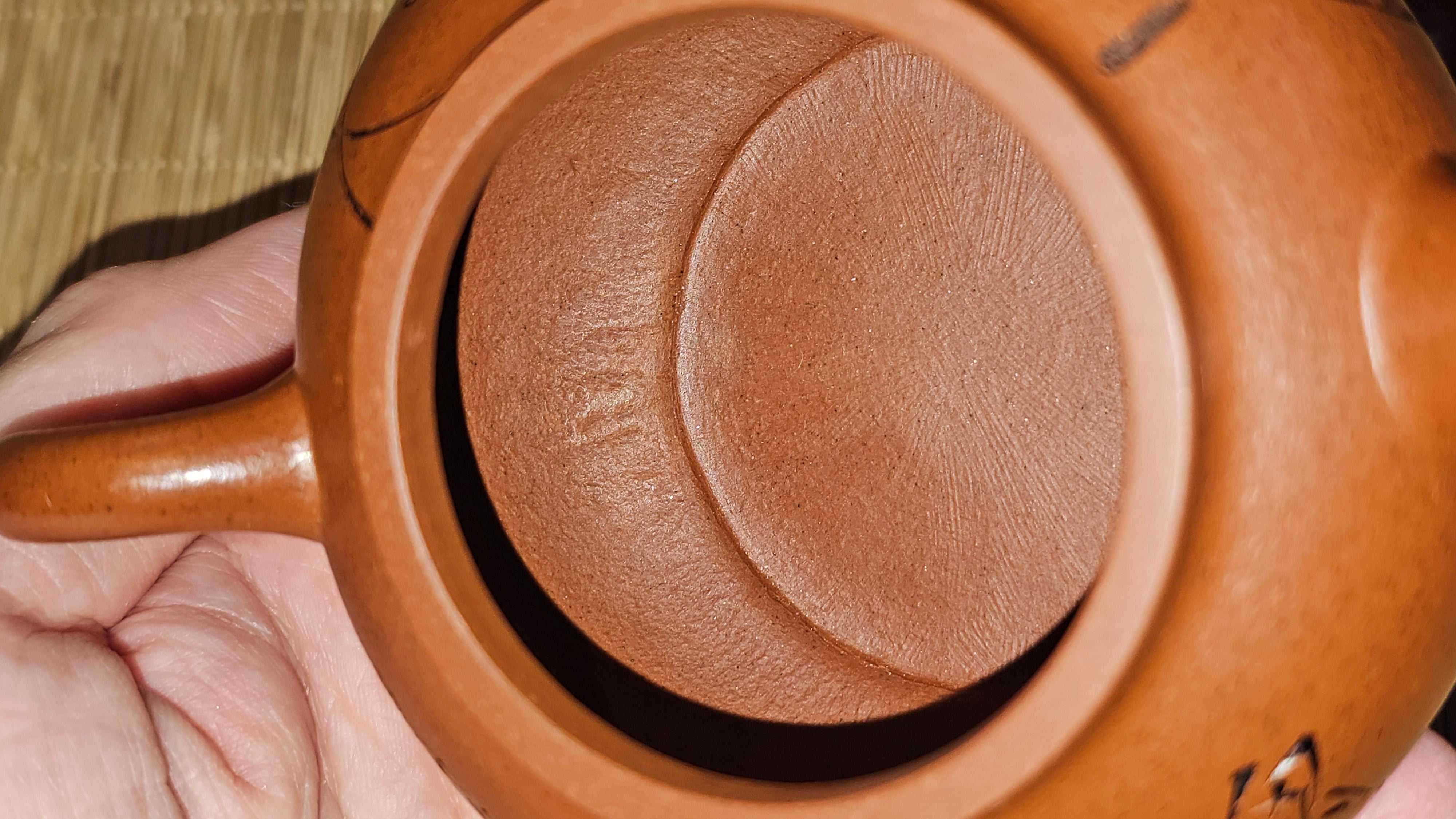 《宫灯》Gong Deng, 170.3ml, Tie Sha Zhu Ni 铁砂朱泥, made by Craftsman Zhu Jie 朱杰 from the YiXing's renowned family for Tie Sha Zhu Ni 铁砂朱泥 ~ Congratulations to Mr T.A., 1337hrs 26th Apr, Samorin, Slovakia 🇸🇰.