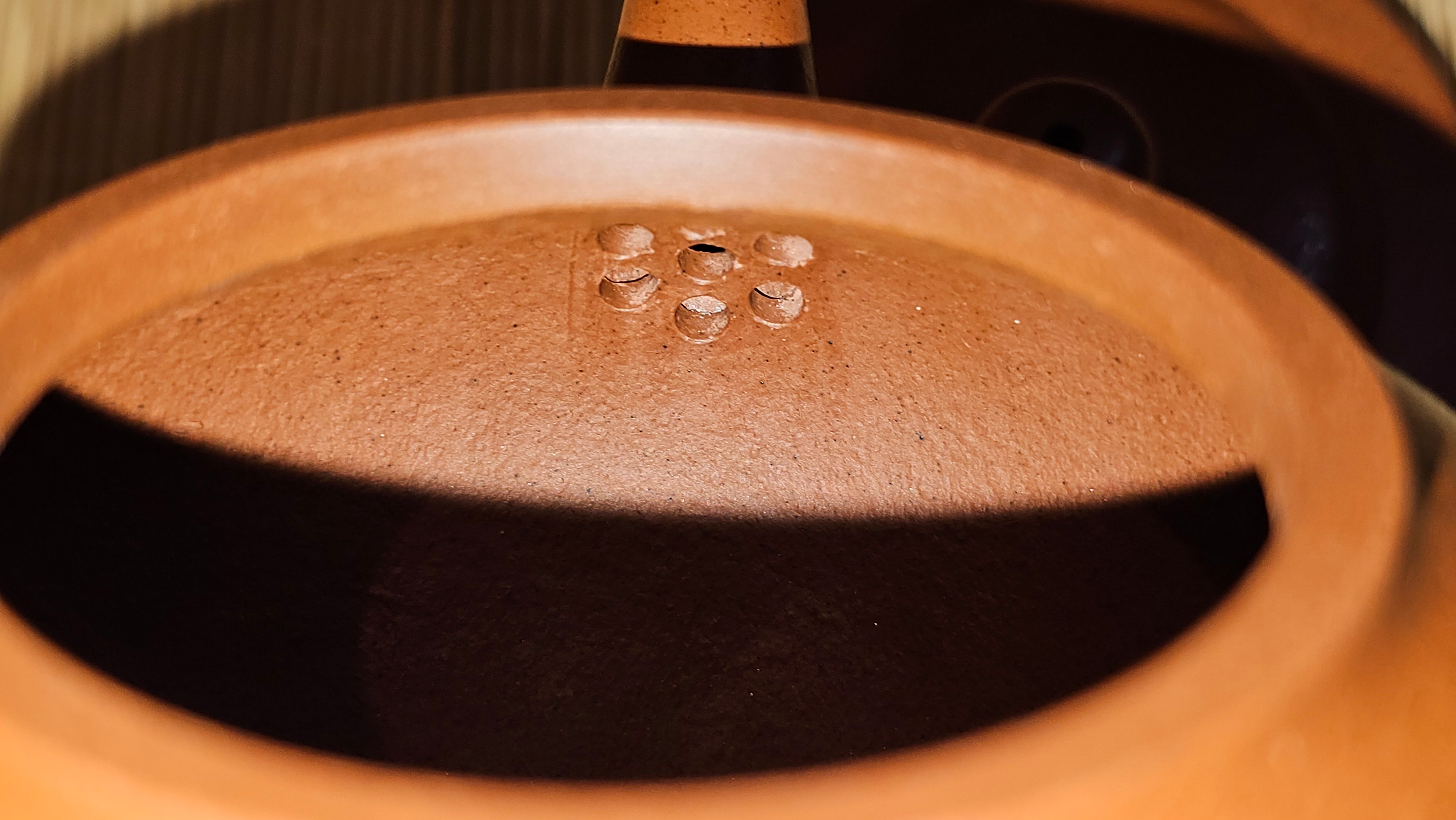 《宫灯》Gong Deng, 170.3ml, Tie Sha Zhu Ni 铁砂朱泥, made by Craftsman Zhu Jie 朱杰 from the YiXing's renowned family for Tie Sha Zhu Ni 铁砂朱泥 ~ Congratulations to Mr T.A., 1337hrs 26th Apr, Samorin, Slovakia 🇸🇰.