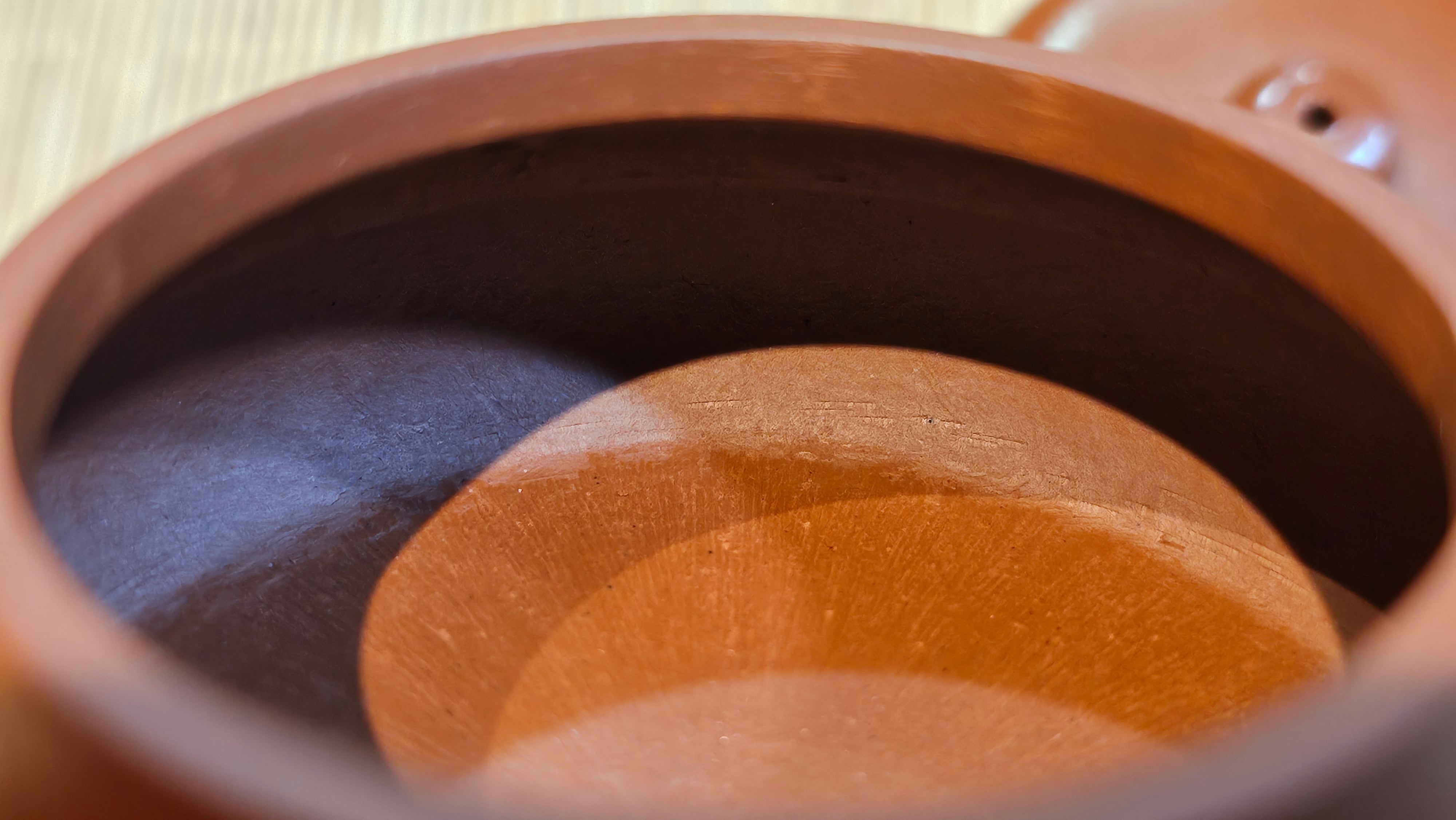 Jing Le 静乐 ~ "Quiet happiness", 101.9ml, Xiao Mei Yao Zhu Ni 小煤窑朱泥, by our Collaborative Craftsman Wang Xing 王兴 ~ Congratulations to Mr V.B., 1849hrs 9th May 2025, Grenoble, France 🇫🇷.