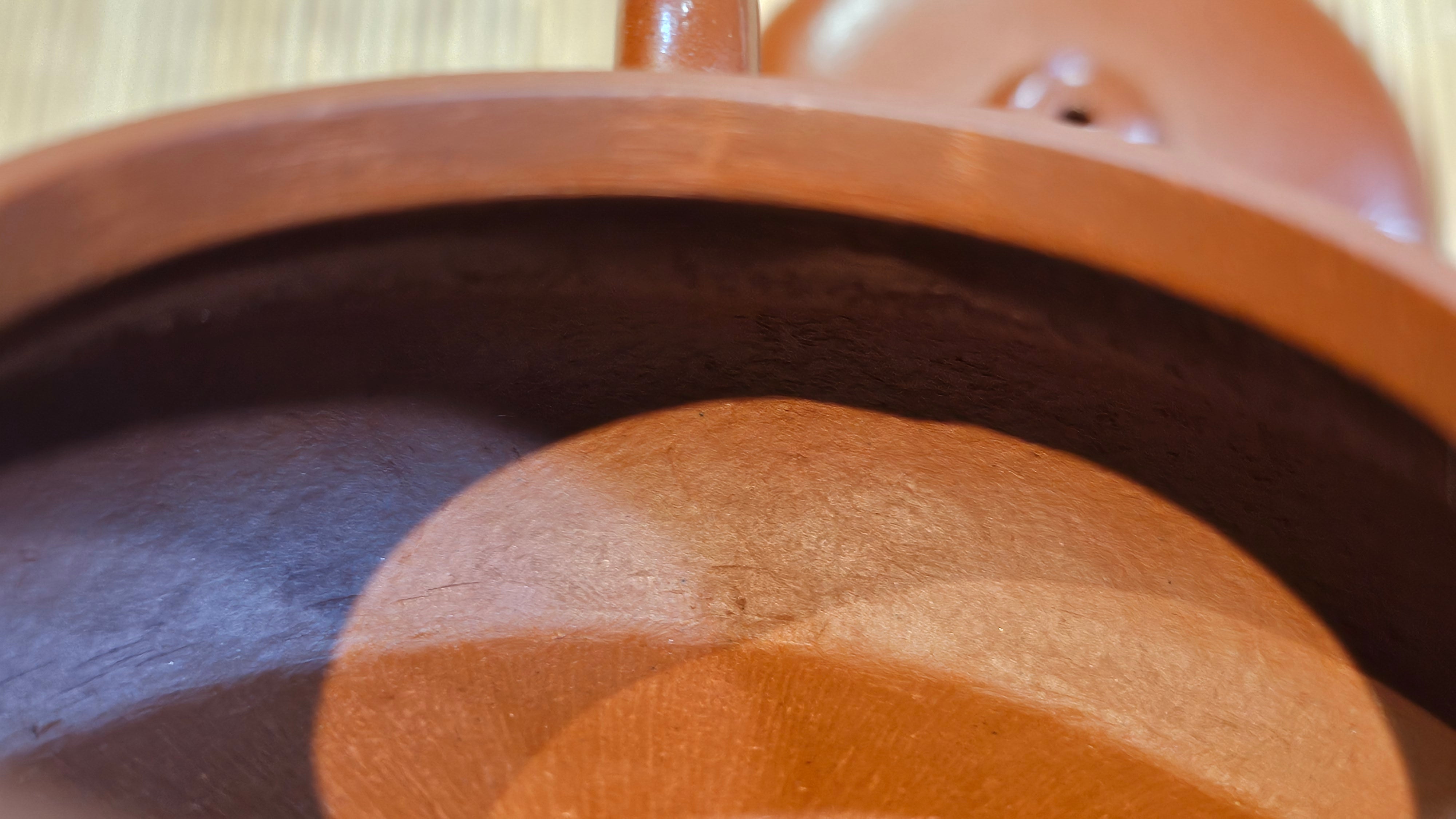 Jing Le 静乐 ~ "Quiet happiness", 101.9ml, Xiao Mei Yao Zhu Ni 小煤窑朱泥, by our Collaborative Craftsman Wang Xing 王兴 ~ Congratulations to Mr V.B., 1849hrs 9th May 2025, Grenoble, France 🇫🇷.