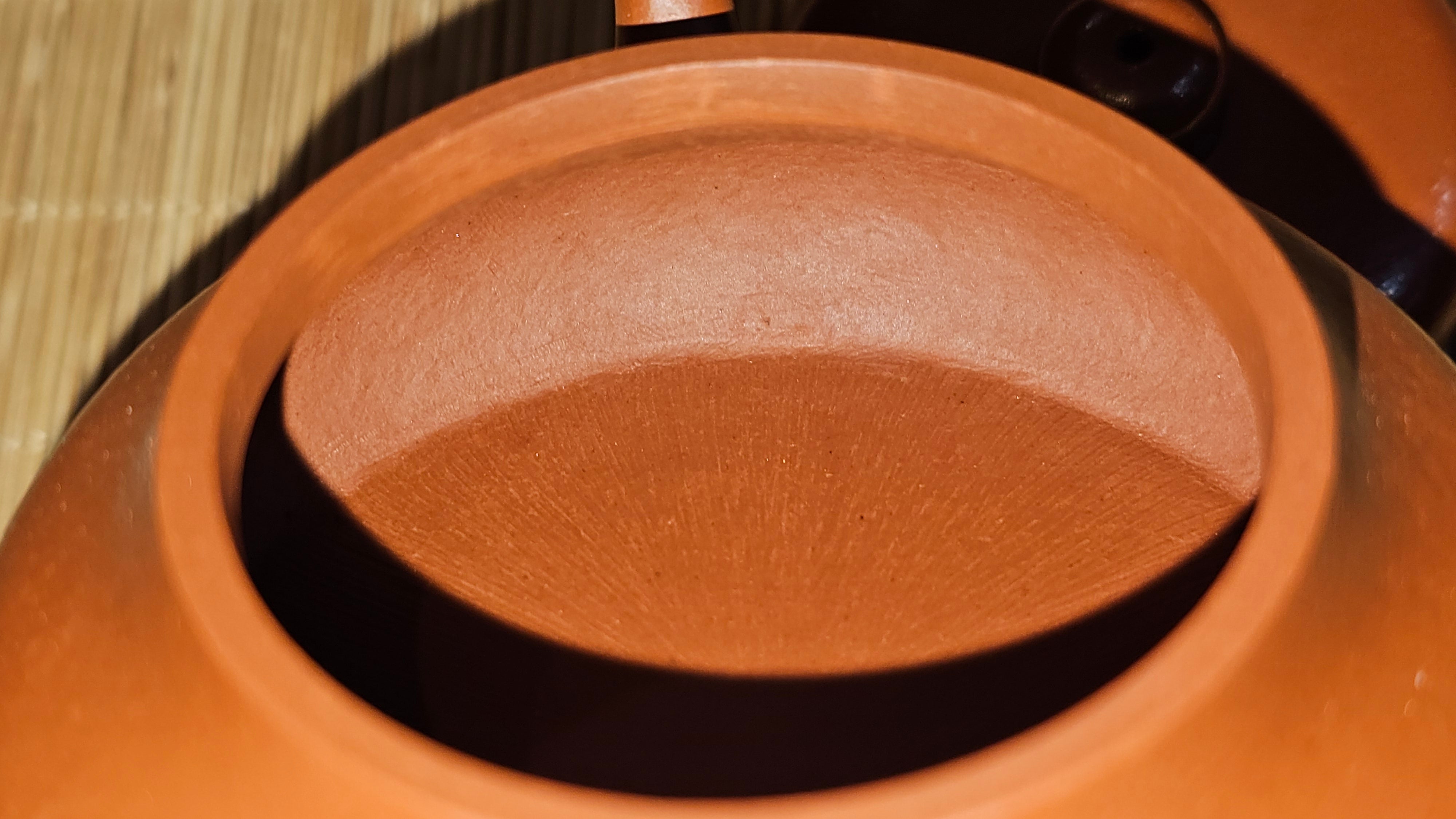 Jing Le 静乐 ~ "Quiet happiness", 101.9ml, Xiao Mei Yao Zhu Ni 小煤窑朱泥, by our Collaborative Craftsman Wang Xing 王兴 ~ Congratulations to Mr V.B., 1849hrs 9th May 2025, Grenoble, France 🇫🇷.