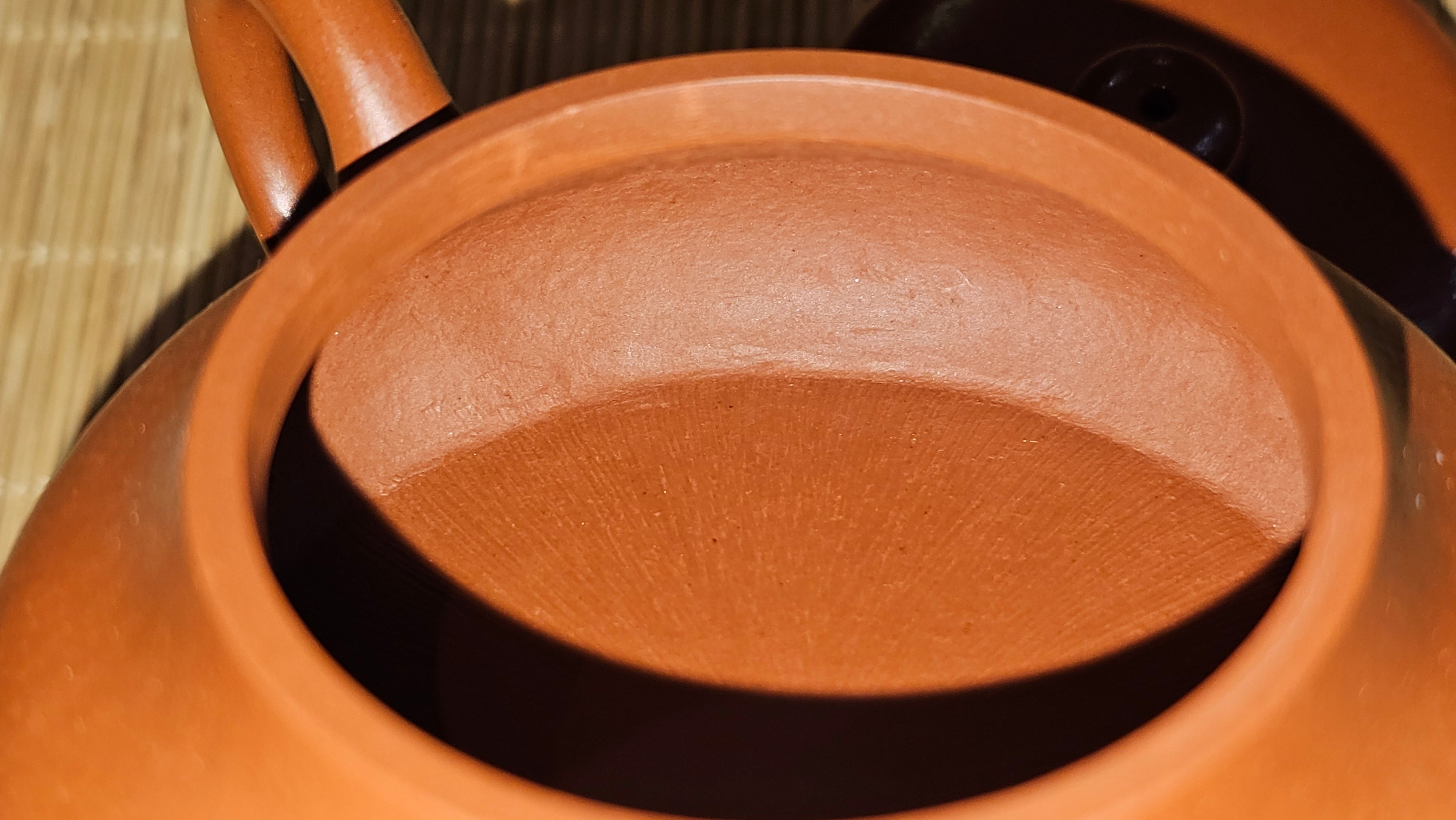 Jing Le 静乐 ~ "Quiet happiness", 101.9ml, Xiao Mei Yao Zhu Ni 小煤窑朱泥, by our Collaborative Craftsman Wang Xing 王兴 ~ Congratulations to Mr V.B., 1849hrs 9th May 2025, Grenoble, France 🇫🇷.