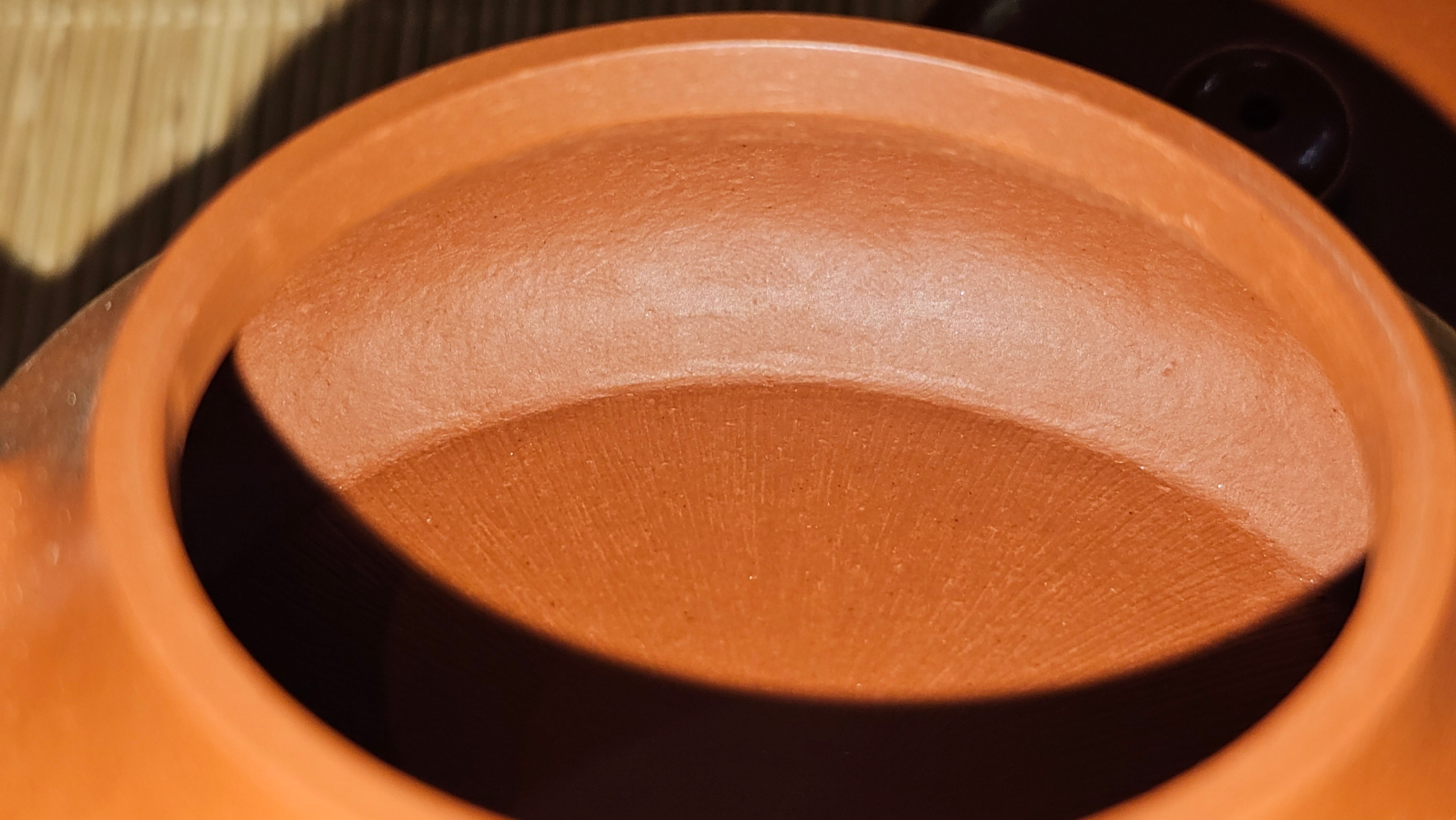 Jing Le 静乐 ~ "Quiet happiness", 101.9ml, Xiao Mei Yao Zhu Ni 小煤窑朱泥, by our Collaborative Craftsman Wang Xing 王兴 ~ Congratulations to Mr V.B., 1849hrs 9th May 2025, Grenoble, France 🇫🇷.