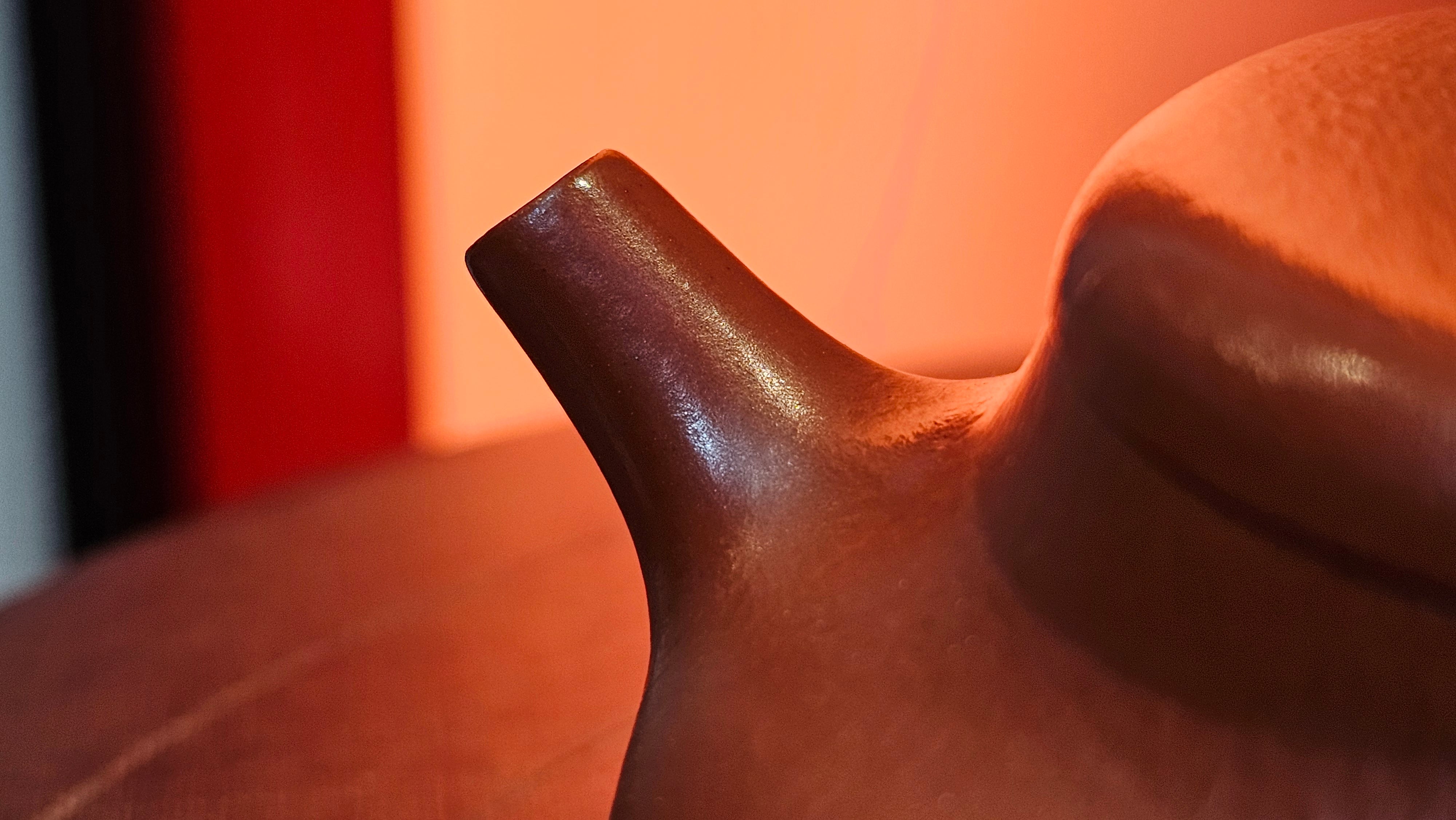 Jing Le 静乐 ~ "Quiet happiness", 101.9ml, Xiao Mei Yao Zhu Ni 小煤窑朱泥, by our Collaborative Craftsman Wang Xing 王兴 ~ Congratulations to Mr V.B., 1849hrs 9th May 2025, Grenoble, France 🇫🇷.