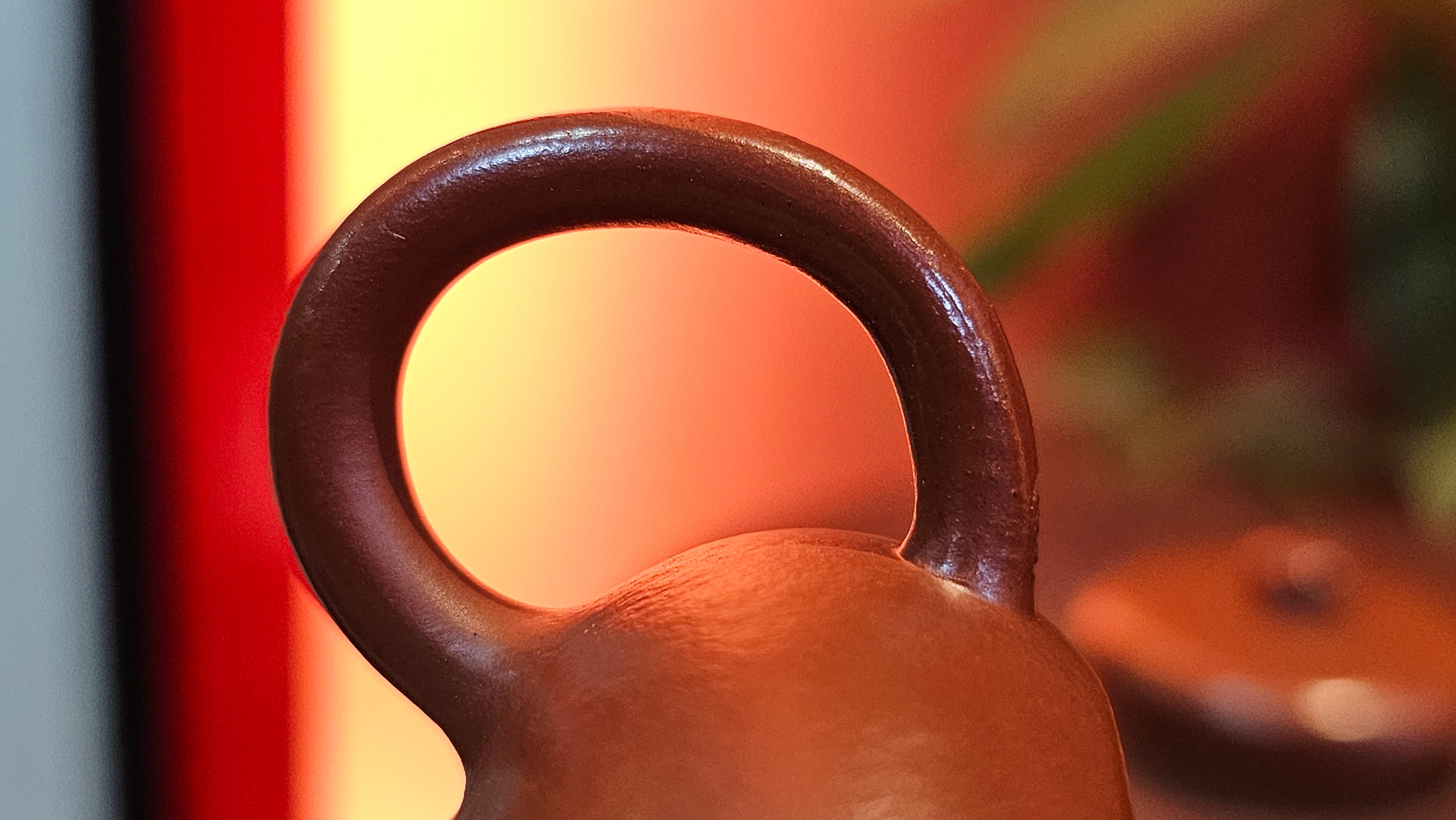 Jing Le 静乐 ~ "Quiet happiness", 101.9ml, Xiao Mei Yao Zhu Ni 小煤窑朱泥, by our Collaborative Craftsman Wang Xing 王兴 ~ Congratulations to Mr V.B., 1849hrs 9th May 2025, Grenoble, France 🇫🇷.