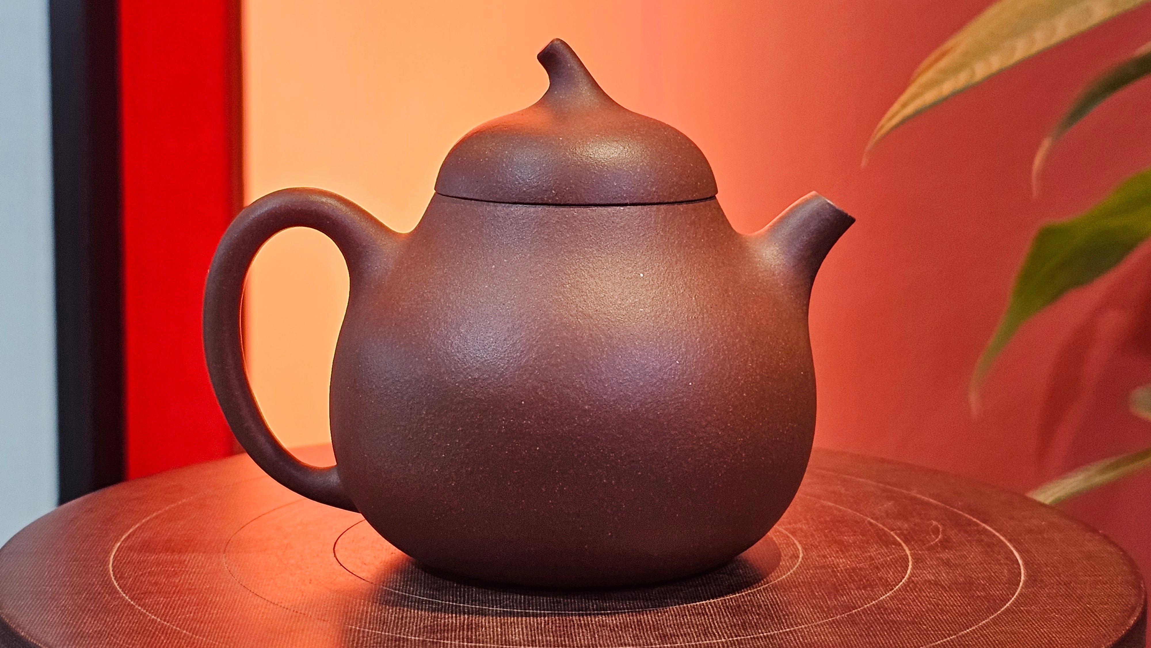 Qie Gua 茄瓜, 160.8ml, Di Cao Qing Zi Ni 底槽青紫泥, by our Craftsman Zhang Huan 张欢 ~ Congratulations to Mr A.L., 1938hrs 3rd May 2025, Israel 🇮🇱.