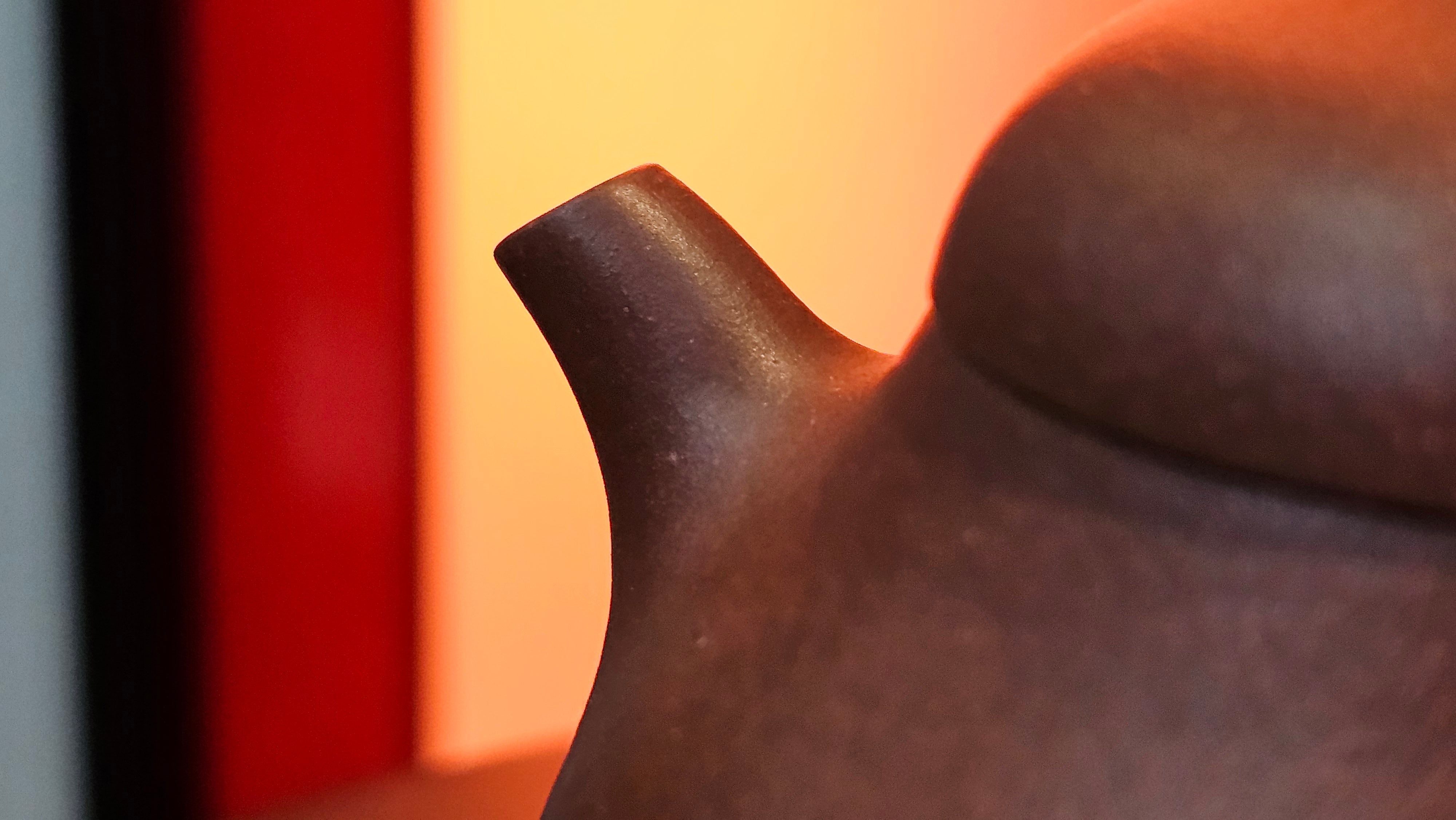 Qie Gua 茄瓜, 160.8ml, Di Cao Qing Zi Ni 底槽青紫泥, by our Craftsman Zhang Huan 张欢 ~ Congratulations to Mr A.L., 1938hrs 3rd May 2025, Israel 🇮🇱.