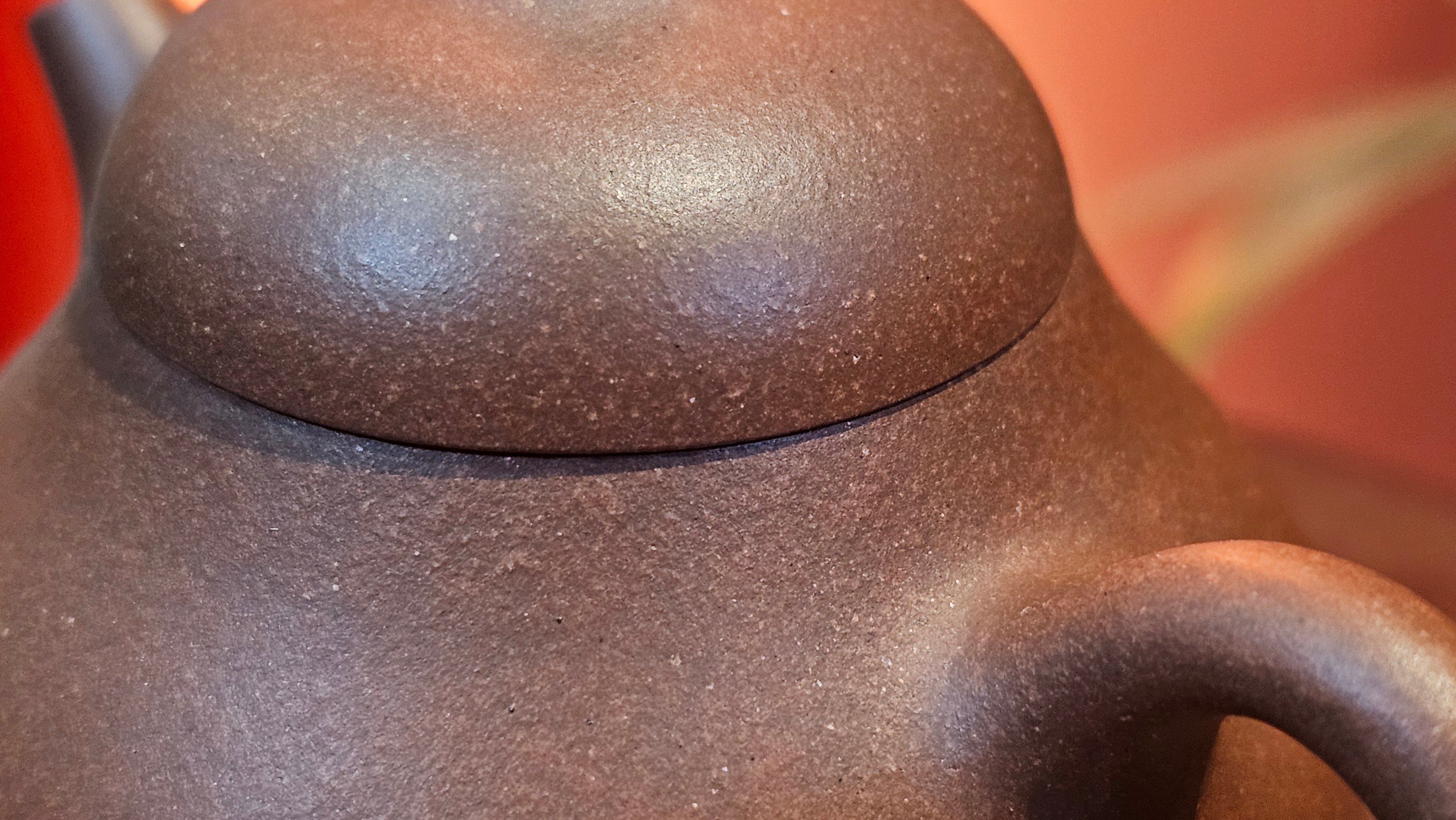 Qie Gua 茄瓜, 160.8ml, Di Cao Qing Zi Ni 底槽青紫泥, by our Craftsman Zhang Huan 张欢 ~ Congratulations to Mr A.L., 1938hrs 3rd May 2025, Israel 🇮🇱.