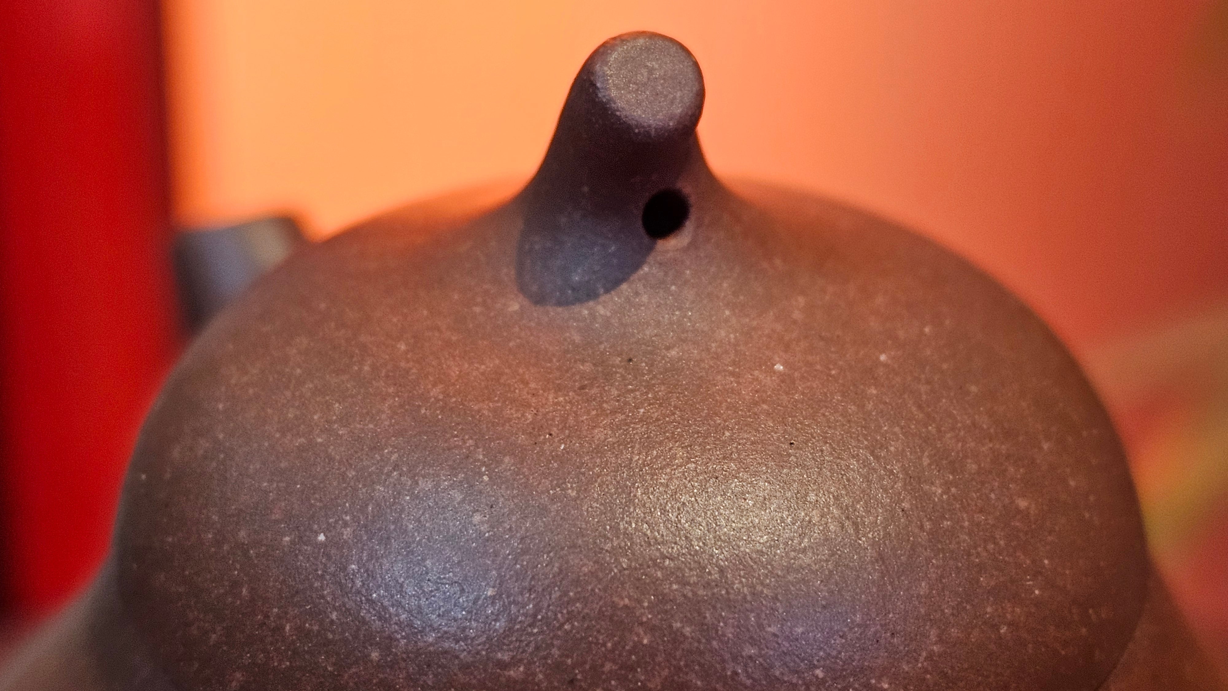 Qie Gua 茄瓜, 160.8ml, Di Cao Qing Zi Ni 底槽青紫泥, by our Craftsman Zhang Huan 张欢 ~ Congratulations to Mr A.L., 1938hrs 3rd May 2025, Israel 🇮🇱.