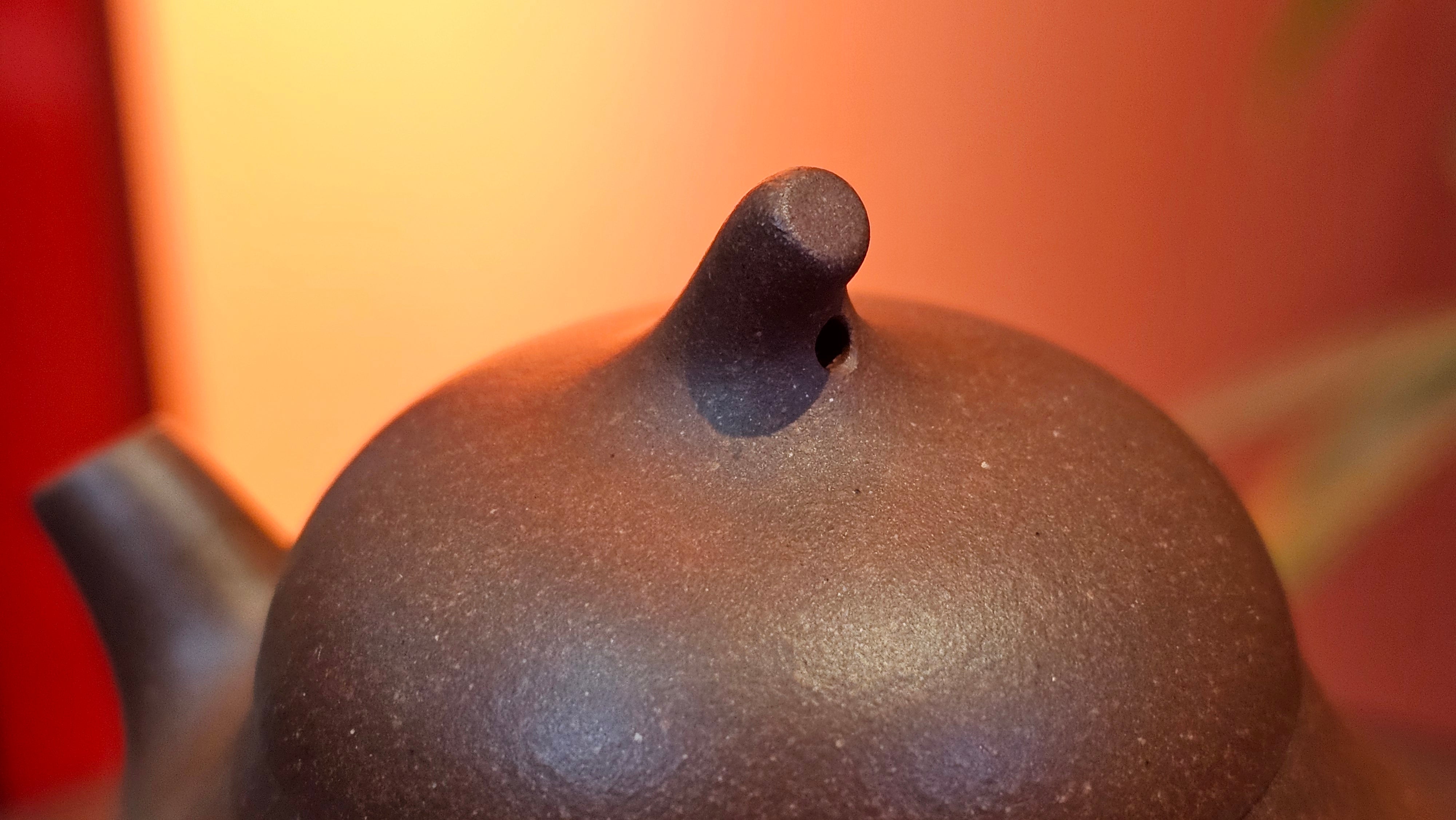 Qie Gua 茄瓜, 160.8ml, Di Cao Qing Zi Ni 底槽青紫泥, by our Craftsman Zhang Huan 张欢 ~ Congratulations to Mr A.L., 1938hrs 3rd May 2025, Israel 🇮🇱.