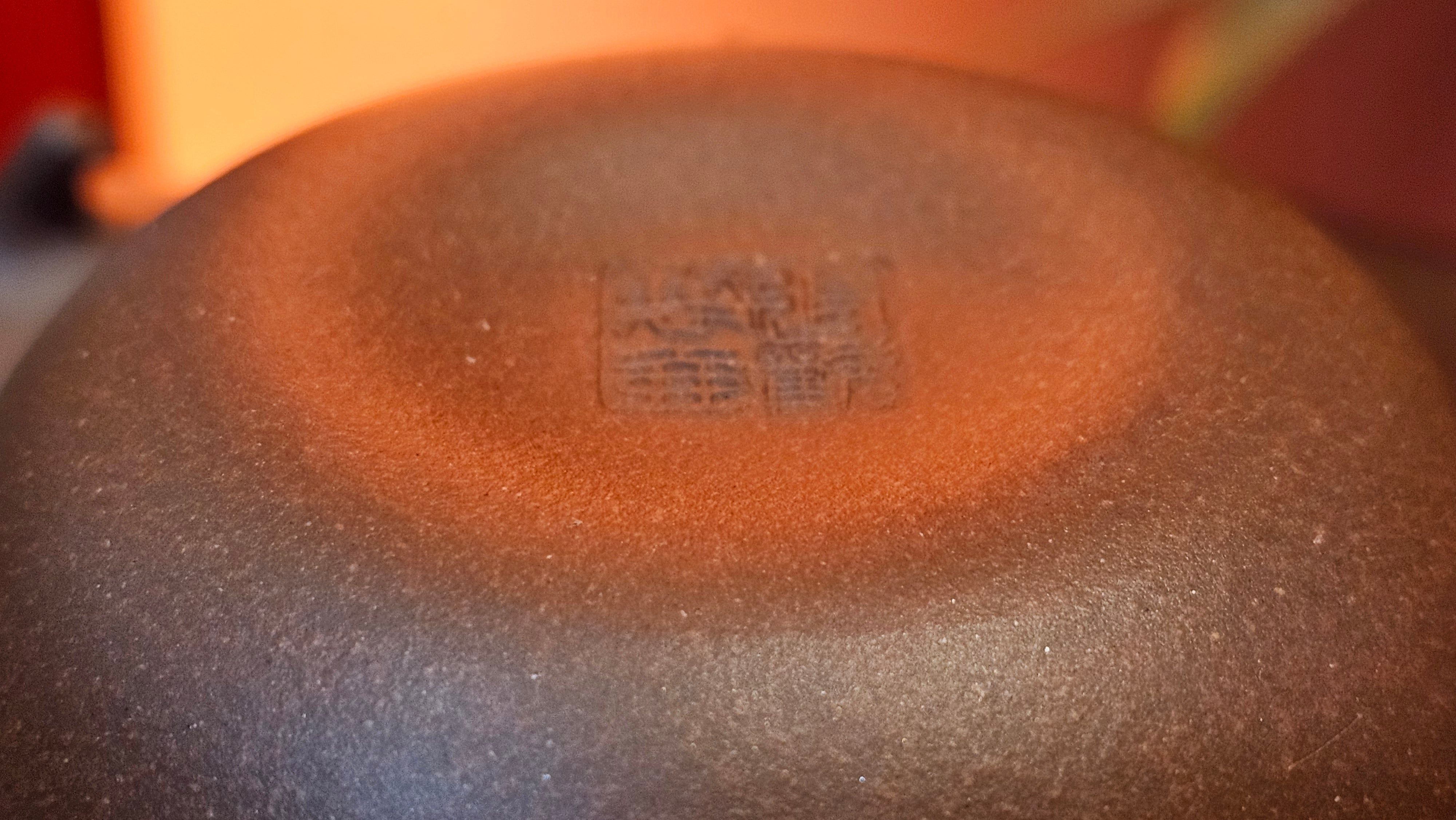 Qie Gua 茄瓜, 160.8ml, Di Cao Qing Zi Ni 底槽青紫泥, by our Craftsman Zhang Huan 张欢 ~ Congratulations to Mr A.L., 1938hrs 3rd May 2025, Israel 🇮🇱.