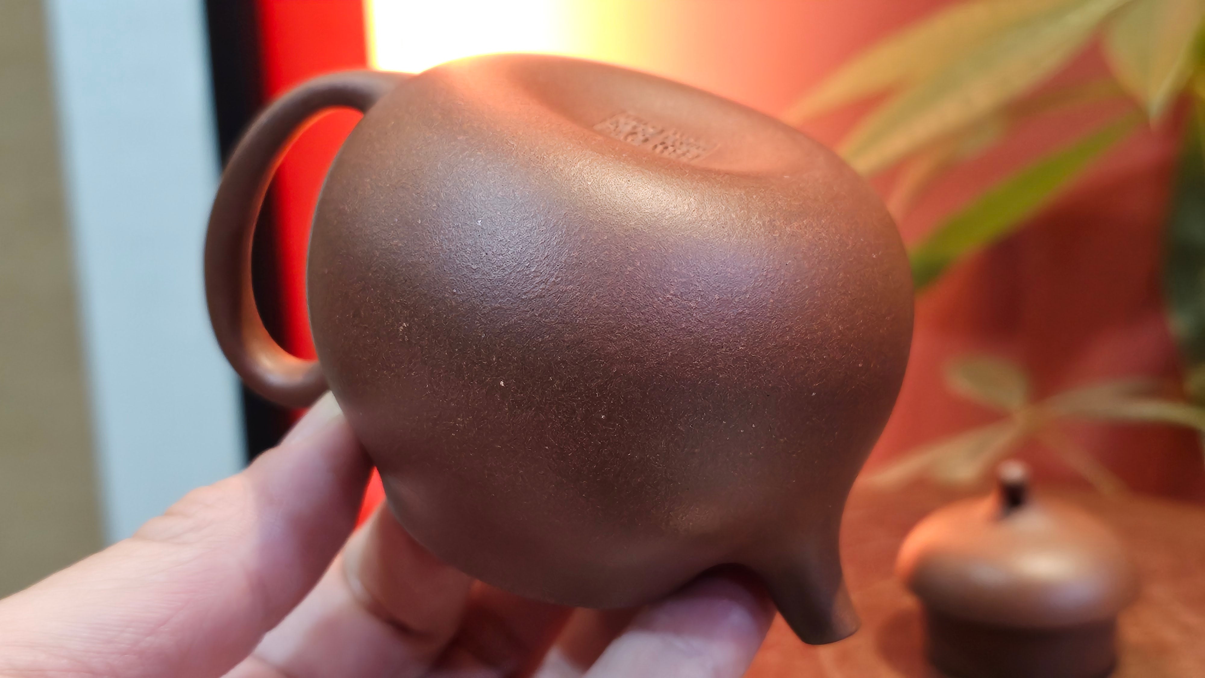 Qie Gua 茄瓜, 160.8ml, Di Cao Qing Zi Ni 底槽青紫泥, by our Craftsman Zhang Huan 张欢 ~ Congratulations to Mr A.L., 1938hrs 3rd May 2025, Israel 🇮🇱.