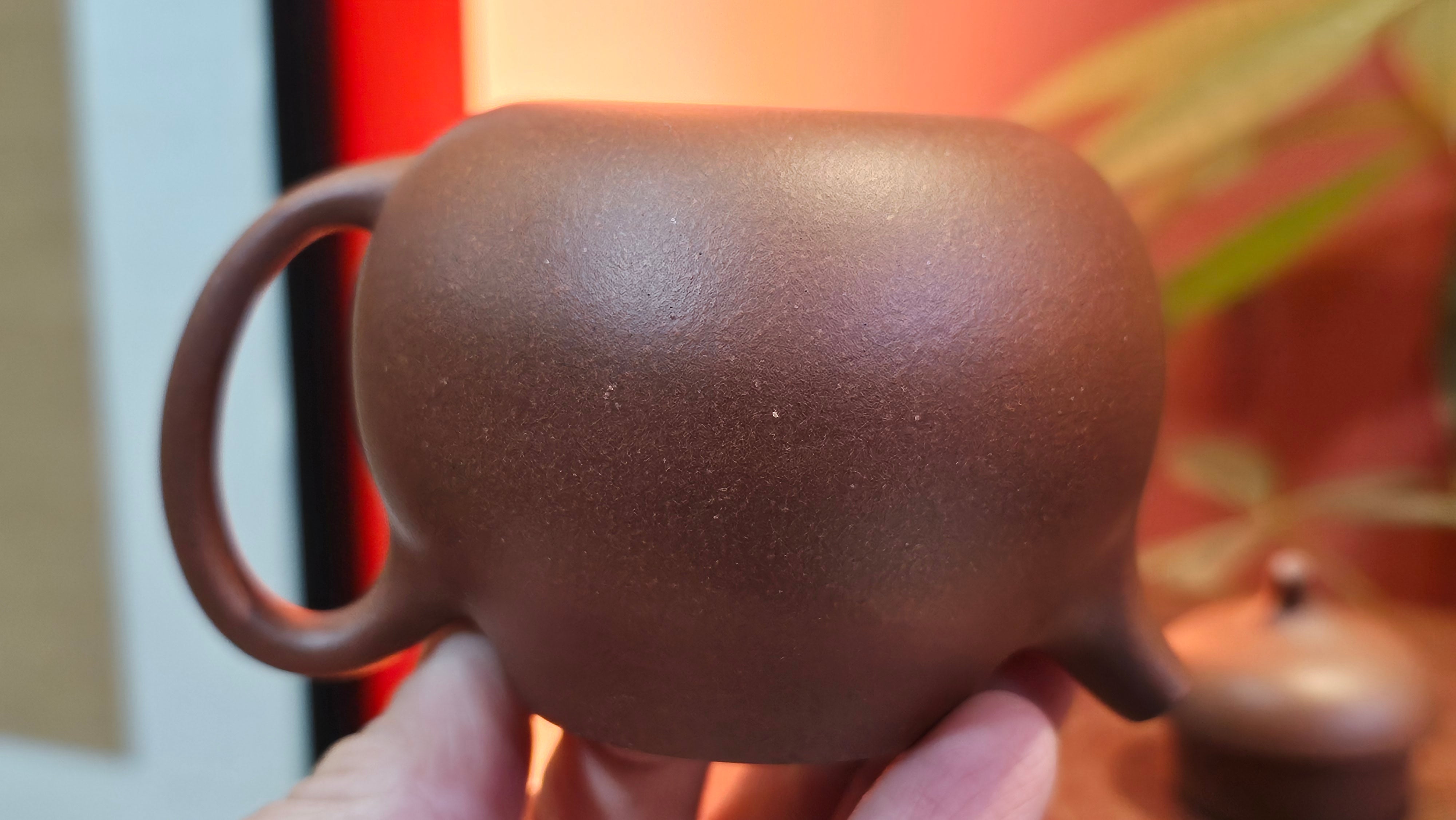 Qie Gua 茄瓜, 160.8ml, Di Cao Qing Zi Ni 底槽青紫泥, by our Craftsman Zhang Huan 张欢 ~ Congratulations to Mr A.L., 1938hrs 3rd May 2025, Israel 🇮🇱.